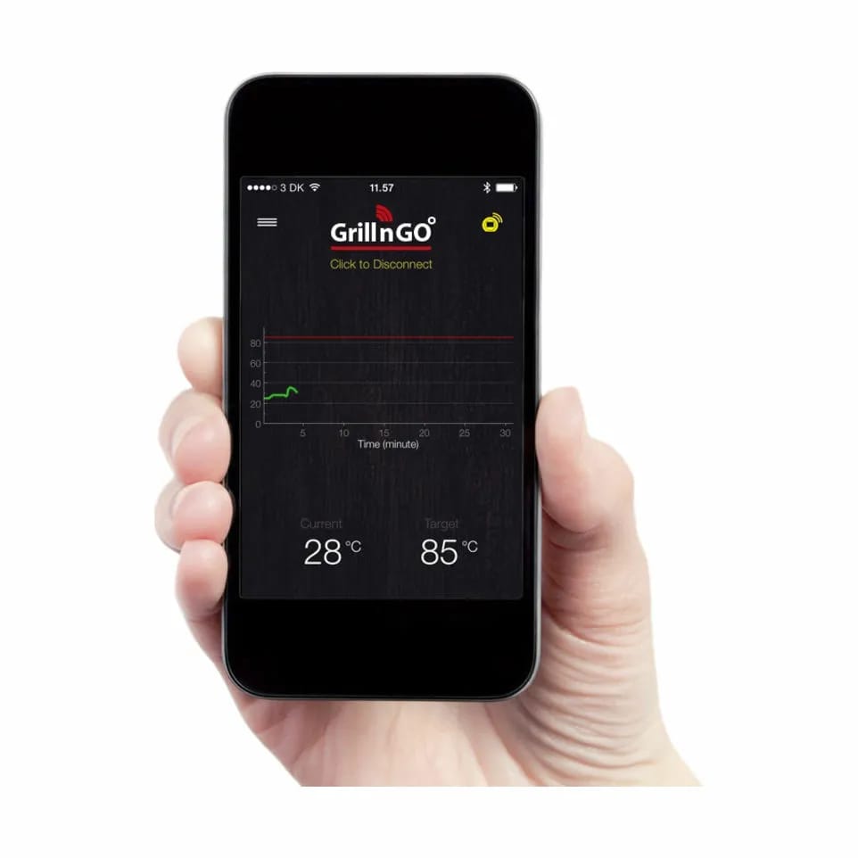 GRILL'N'GO Stegetermometre One 2.0 Stegetermometer i Grå, 3