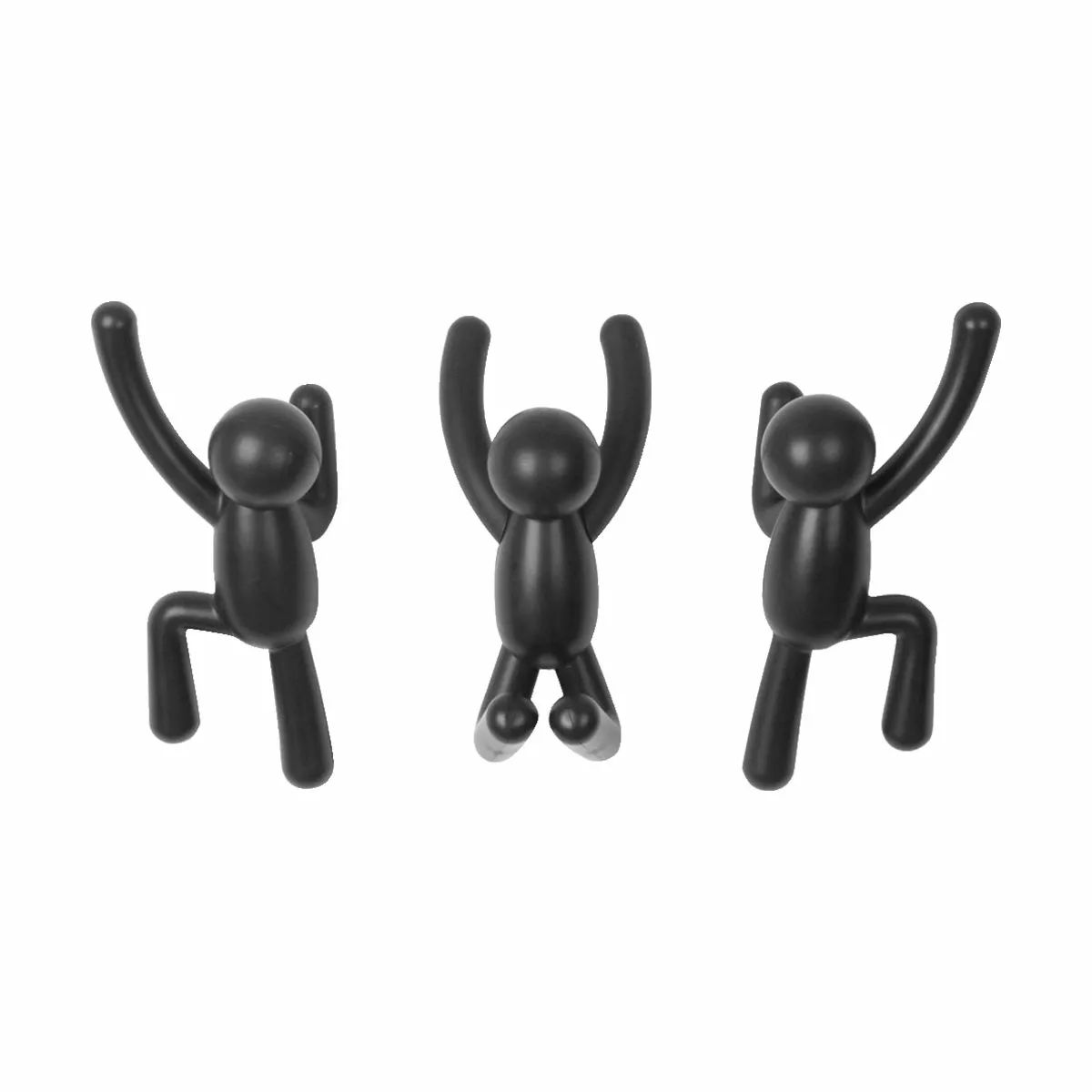 Umbra Knager Buddy Knage - 3 stk. i sort, 3 stk., 1