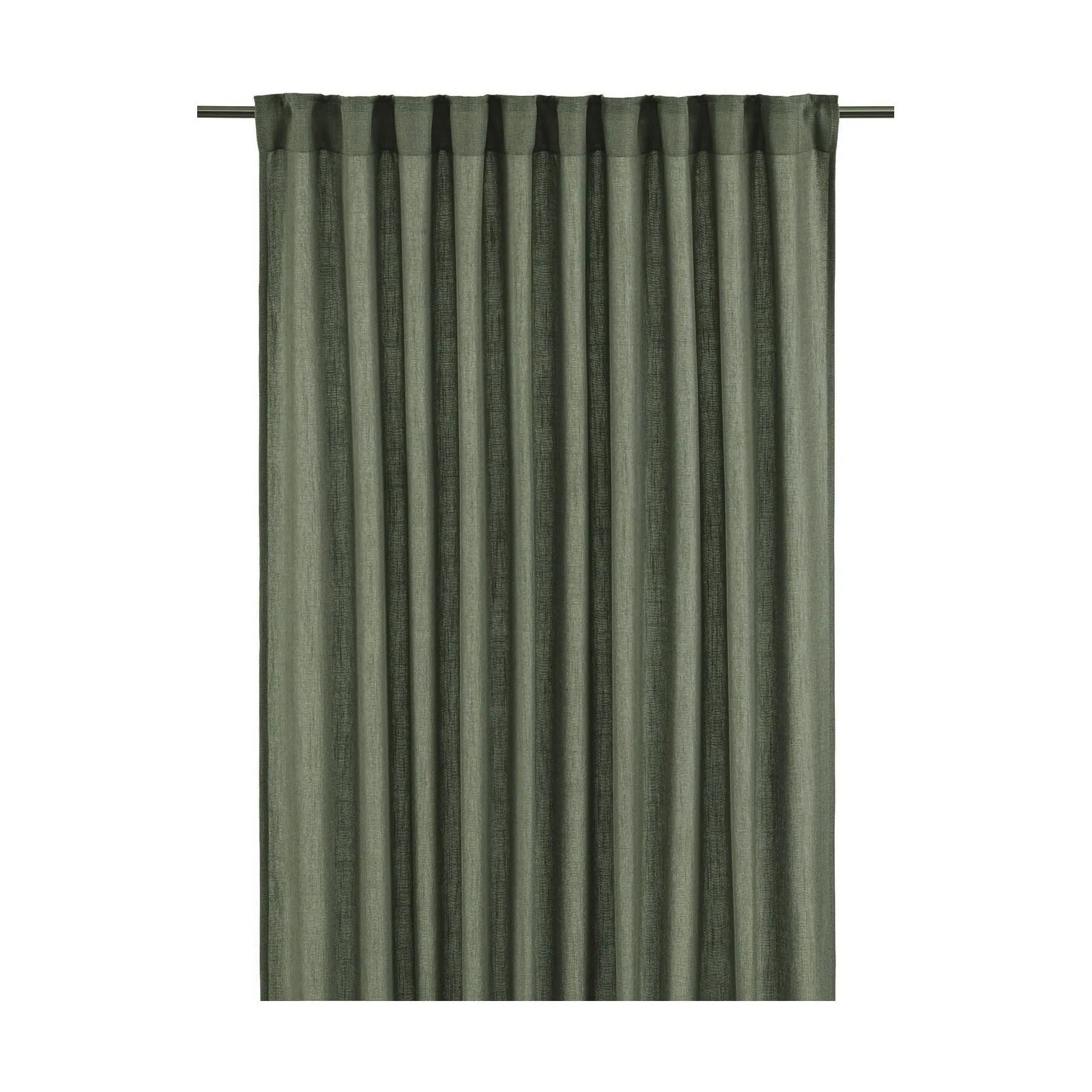 Svanefors Gardiner og gardinstænger Cecil Gardin - 2 stk. i mos, H320 x B145 cm, 1