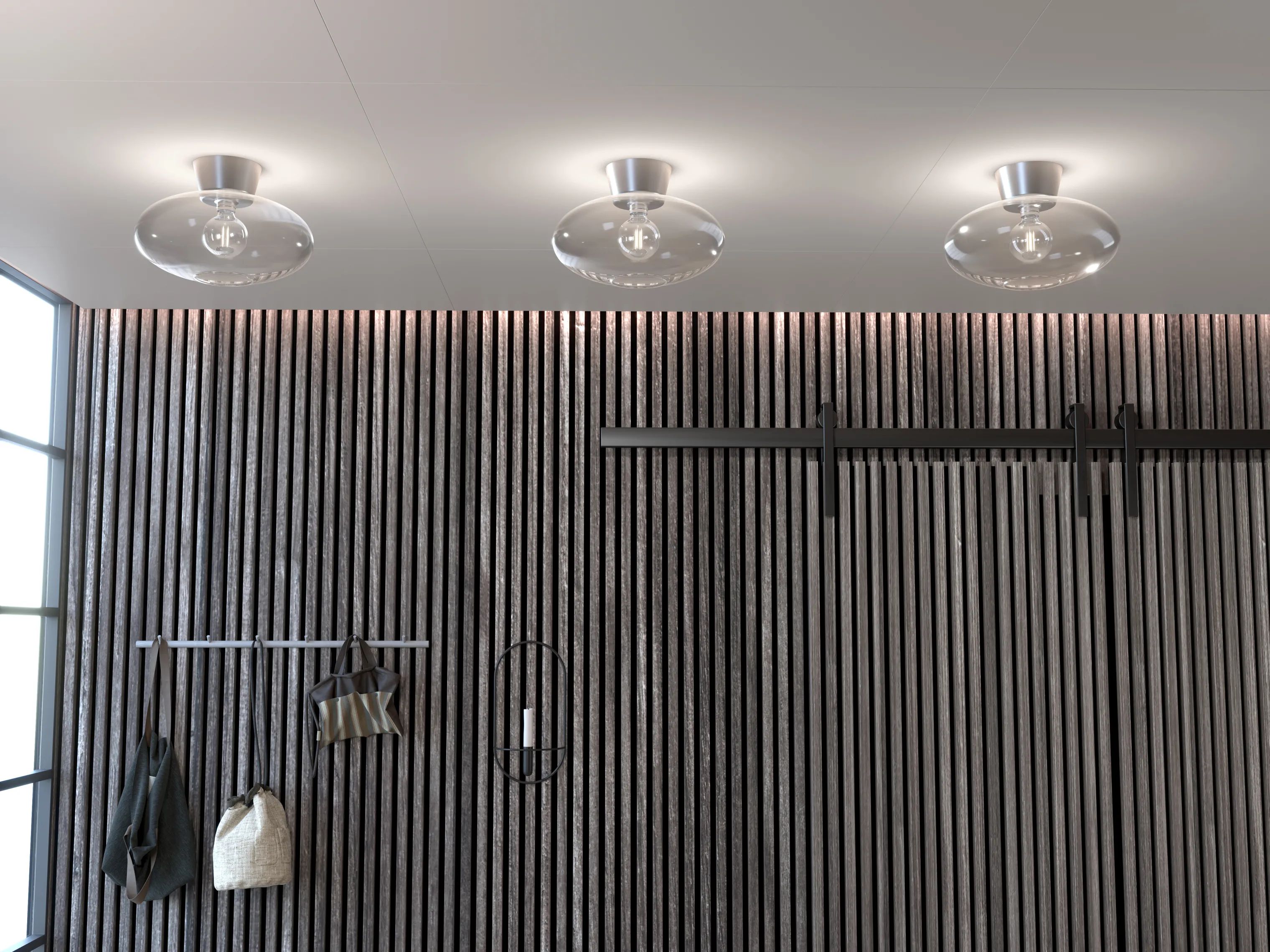 Belid Loftlamper Bullo Plafond i Aluminium/klar, 2