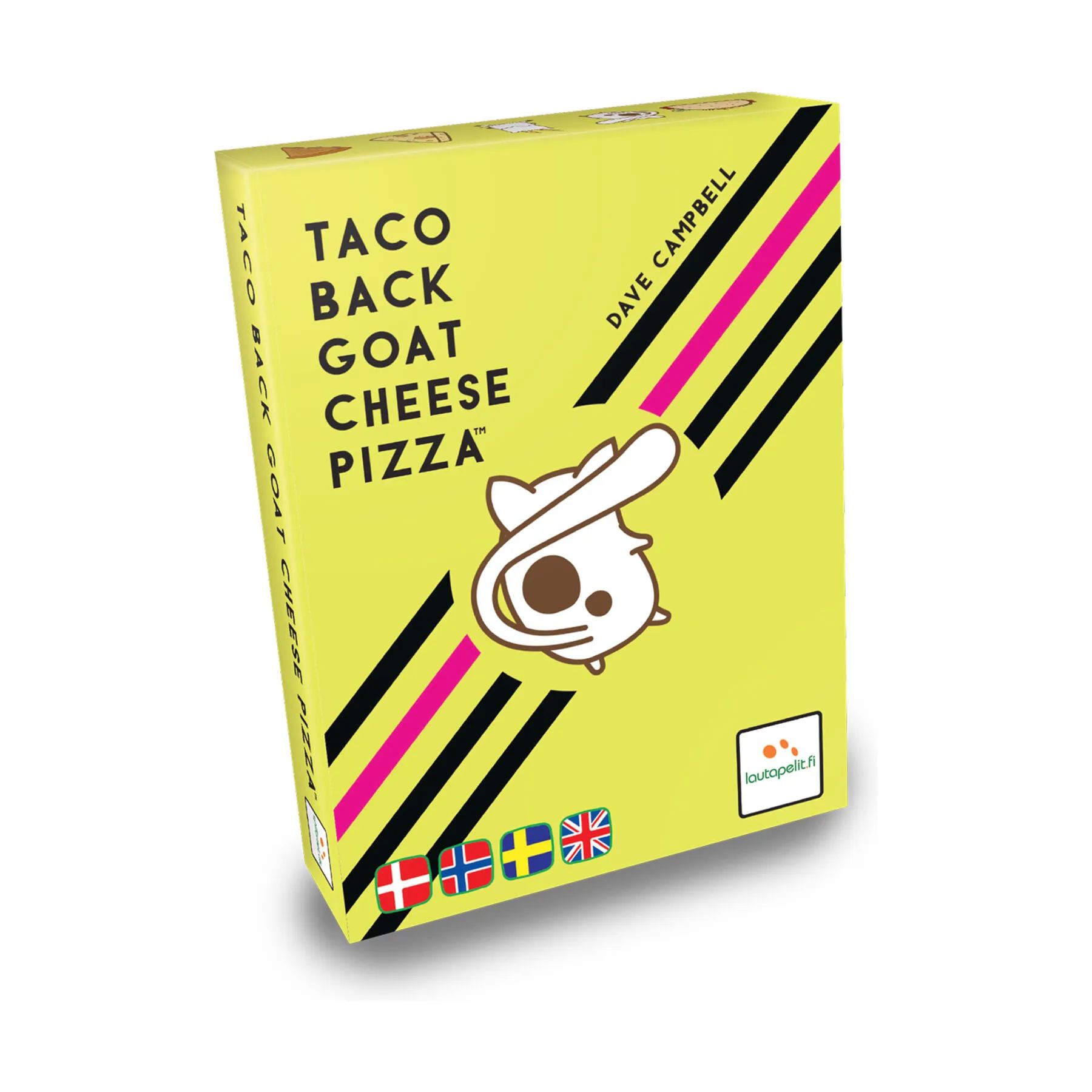 Spilbræt Spil Kortspil - Taco Back Goat Cheese Pizza i Gul, 1