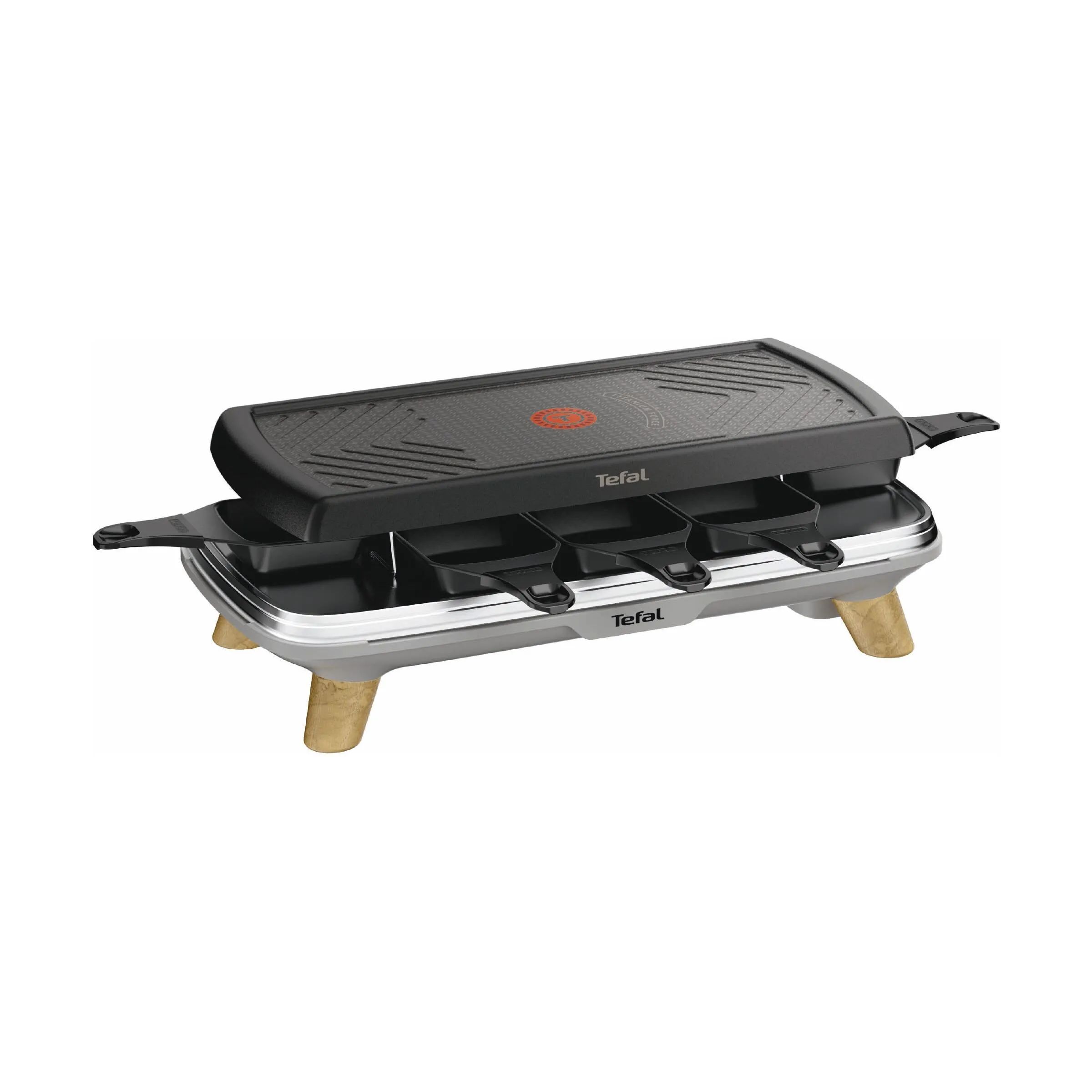 Tefal Racletter Raclette Gourmet Nordic i Sølv / Sort / Natur, 1