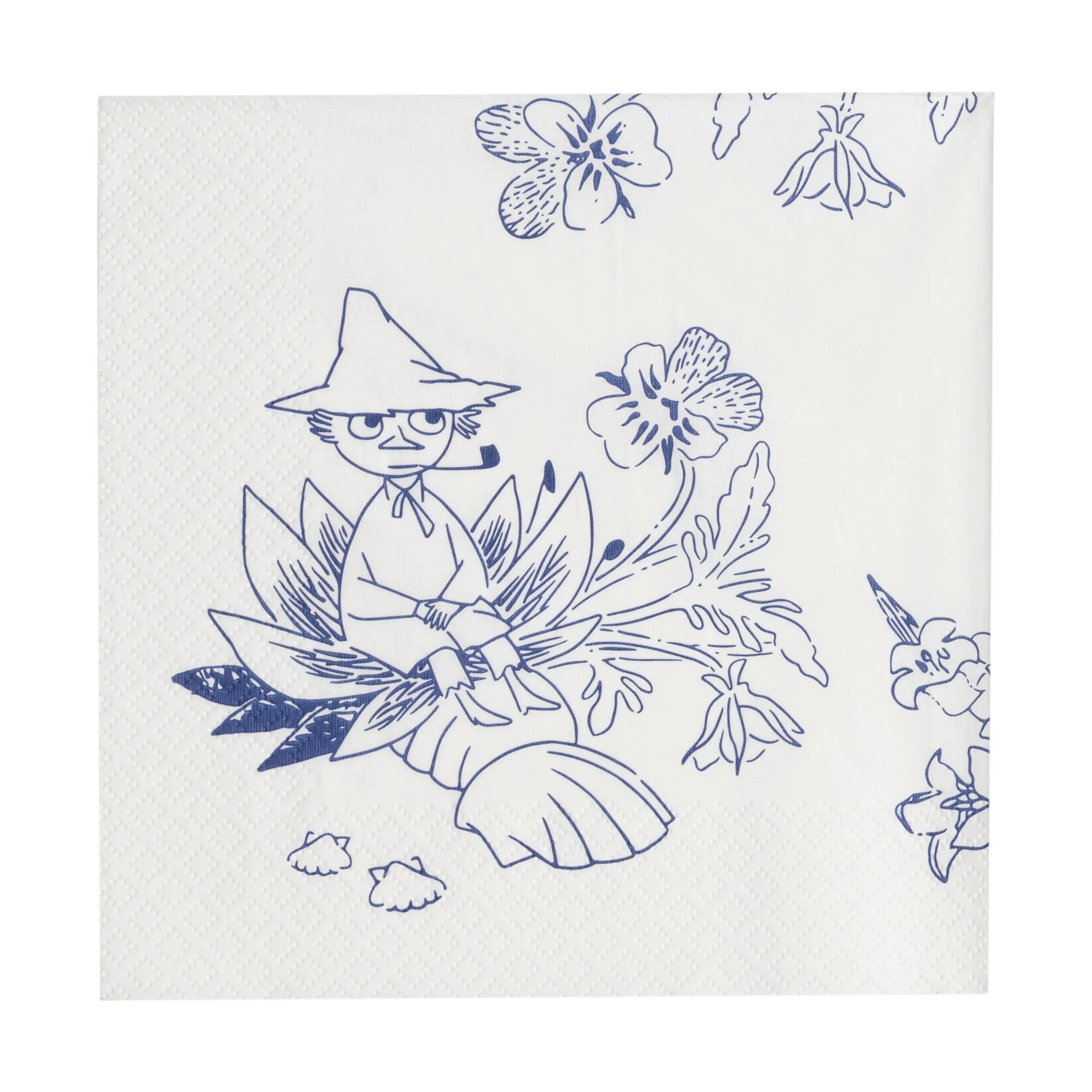 Moomin Arabia Papirservietter Haru Servietter i Hvid/blå, 2