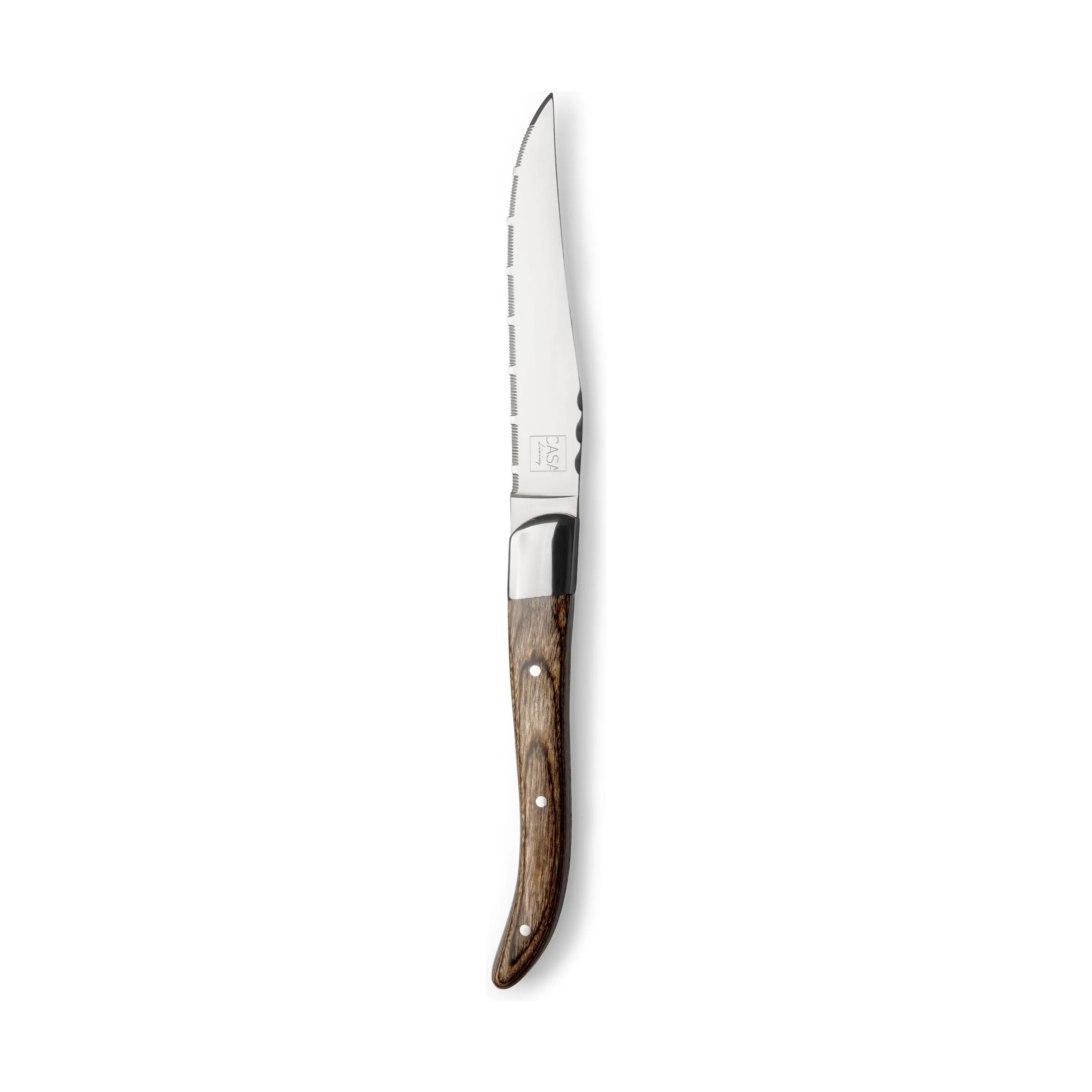 CASA Living Steakknive Ranch Steakkniv - 6 stk. i Mørkt træ, 3