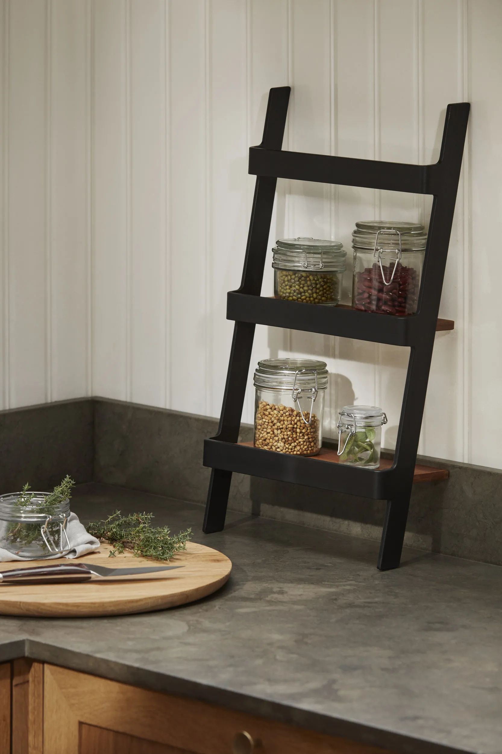 Eva Solo Hylder Nordic Kitchen Mini Reol i Natur/sort, 3