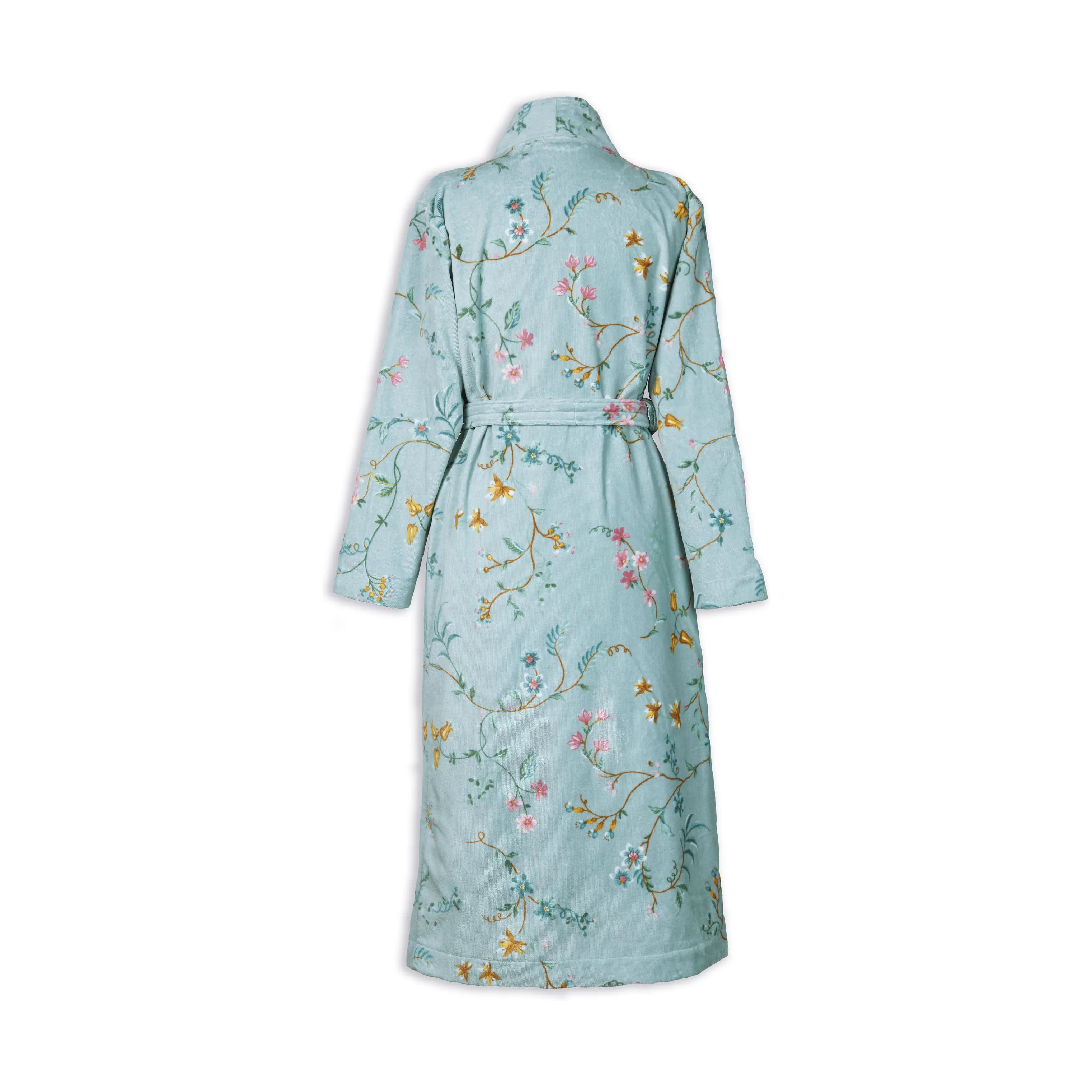 PIP Studio Morgenkåber Les Fleurs Badekåbe i Blue , L, 4