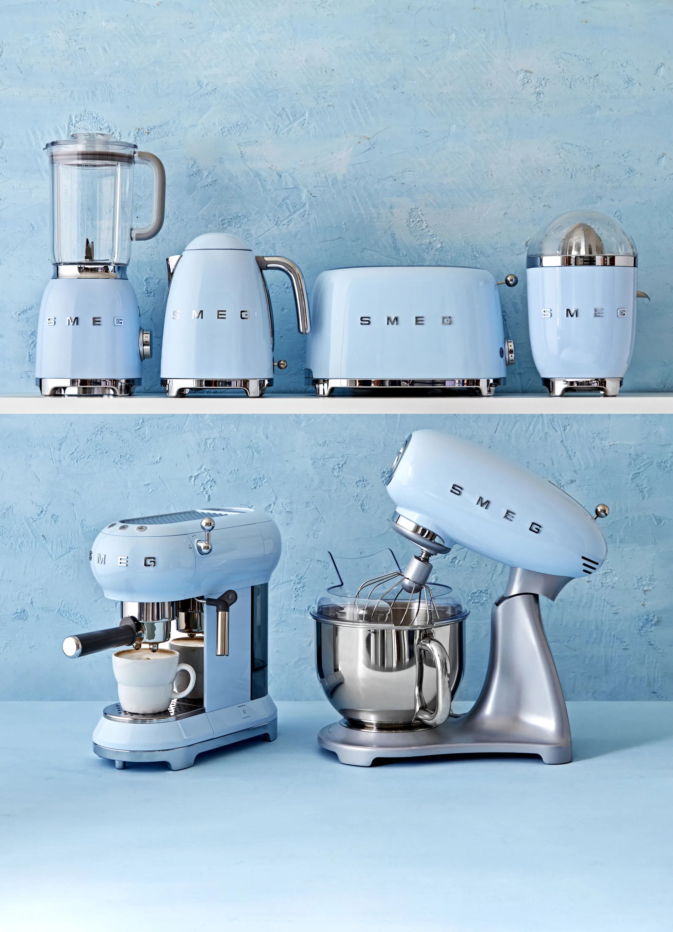 Smeg Brødristere 50's Style Brødrister i Pastel blå, 3