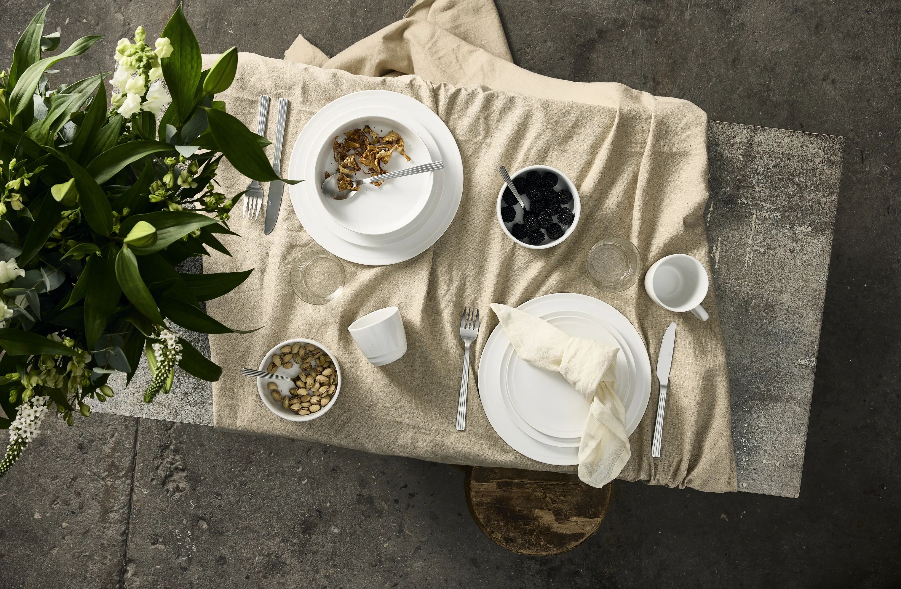 RAW by Aida Middagstallerkener RAW Tallerken i White, 3
