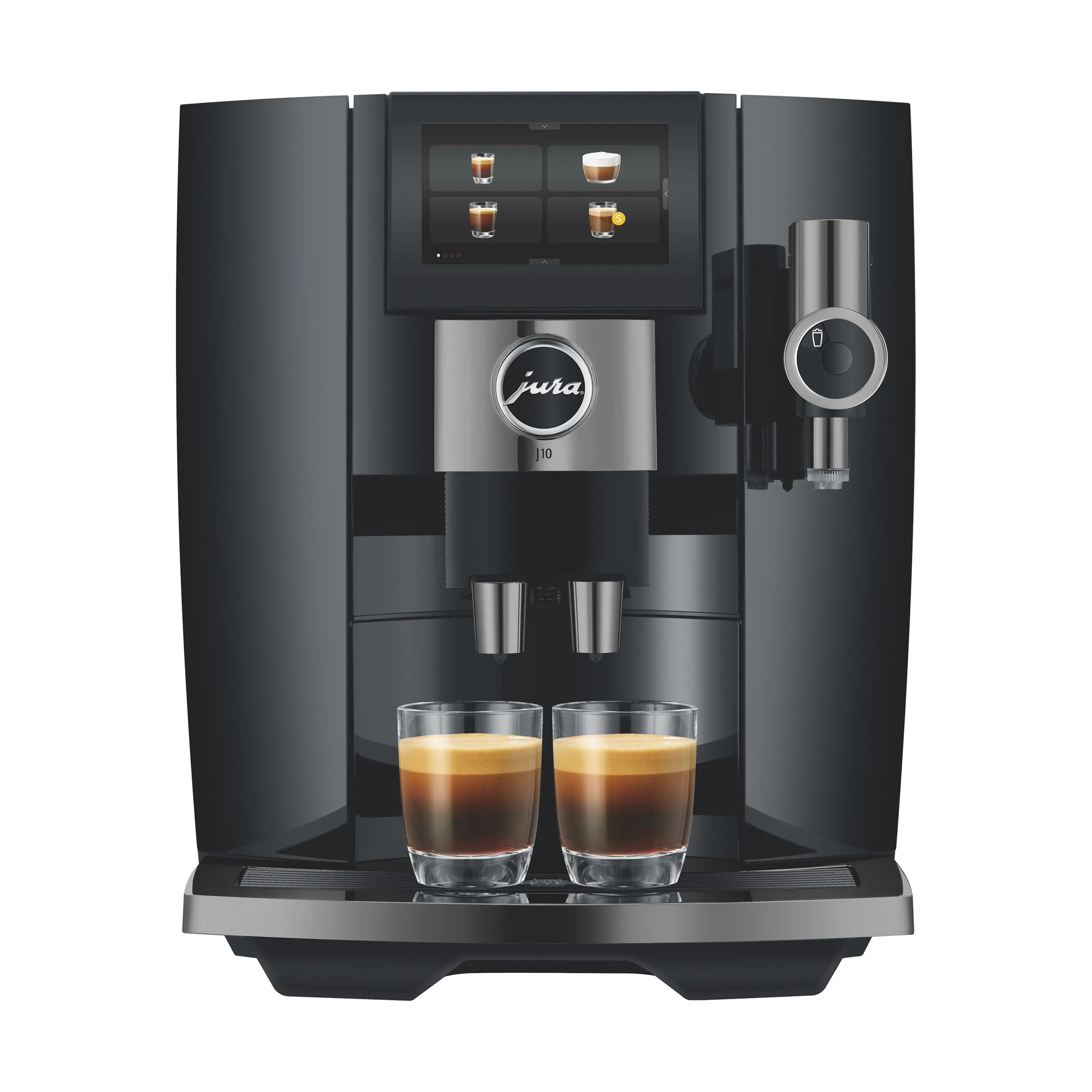 JURA Espressomaskiner J10 (EA) Kaffemaskine i Piano Black, 1