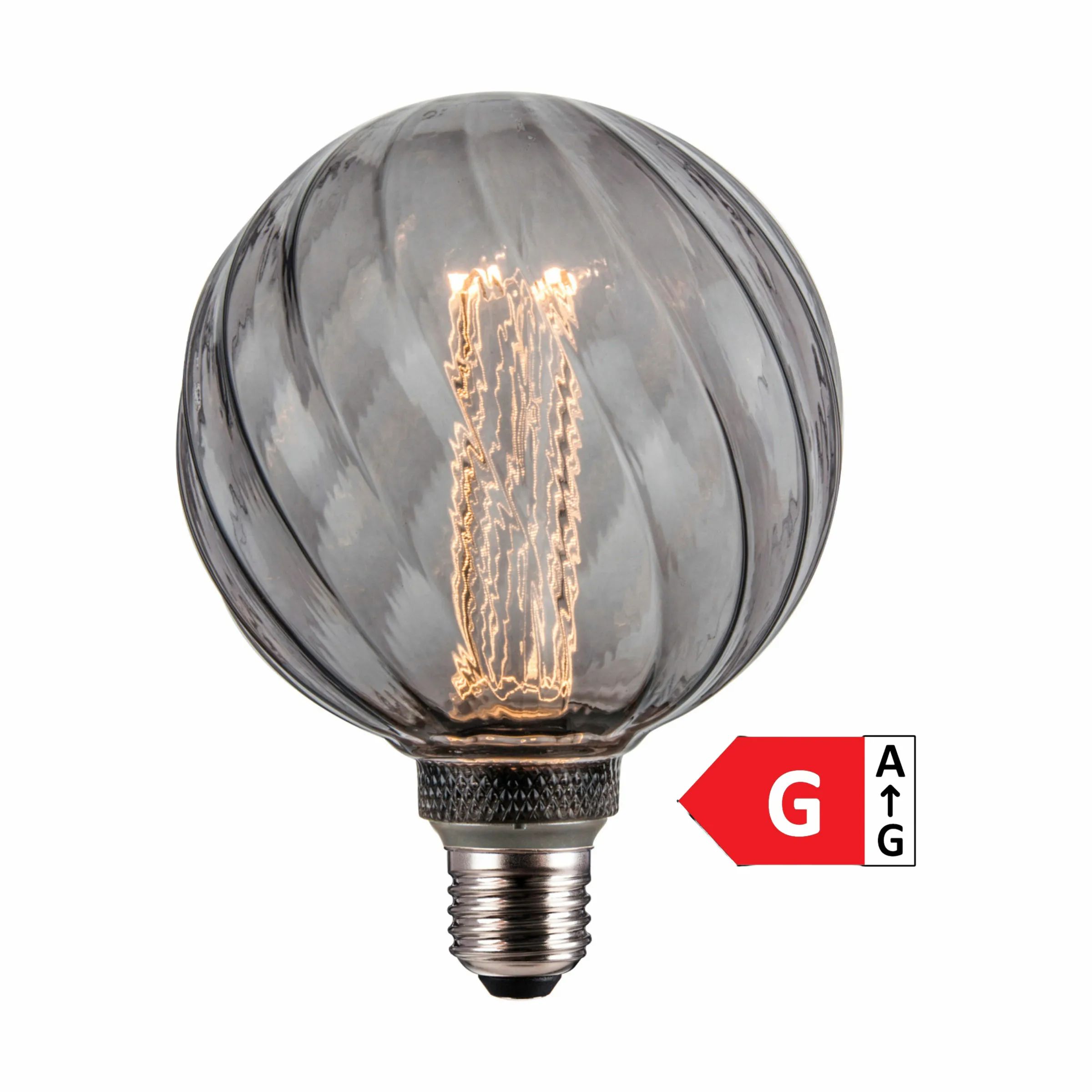 Halo Design LED-pærer Colors Twist Lyspære i Smoke, 16,6 cm, 1