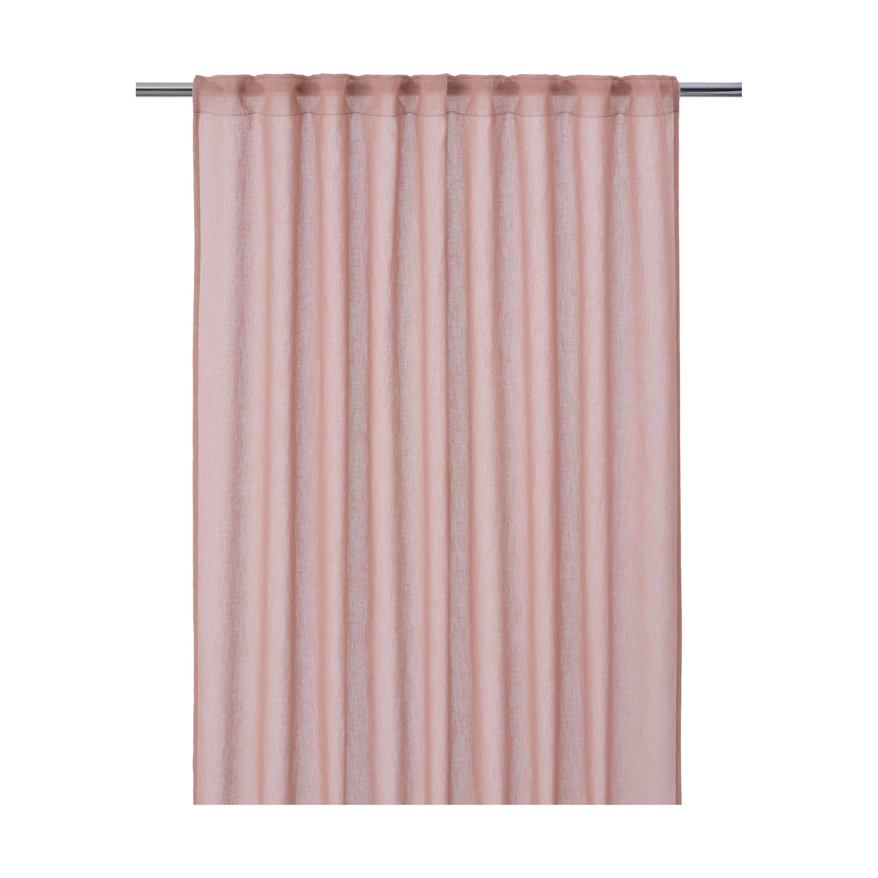 Svanefors Gardiner og gardinstænger Diana Gardin i Rosa, H300 x B280 cm, 1