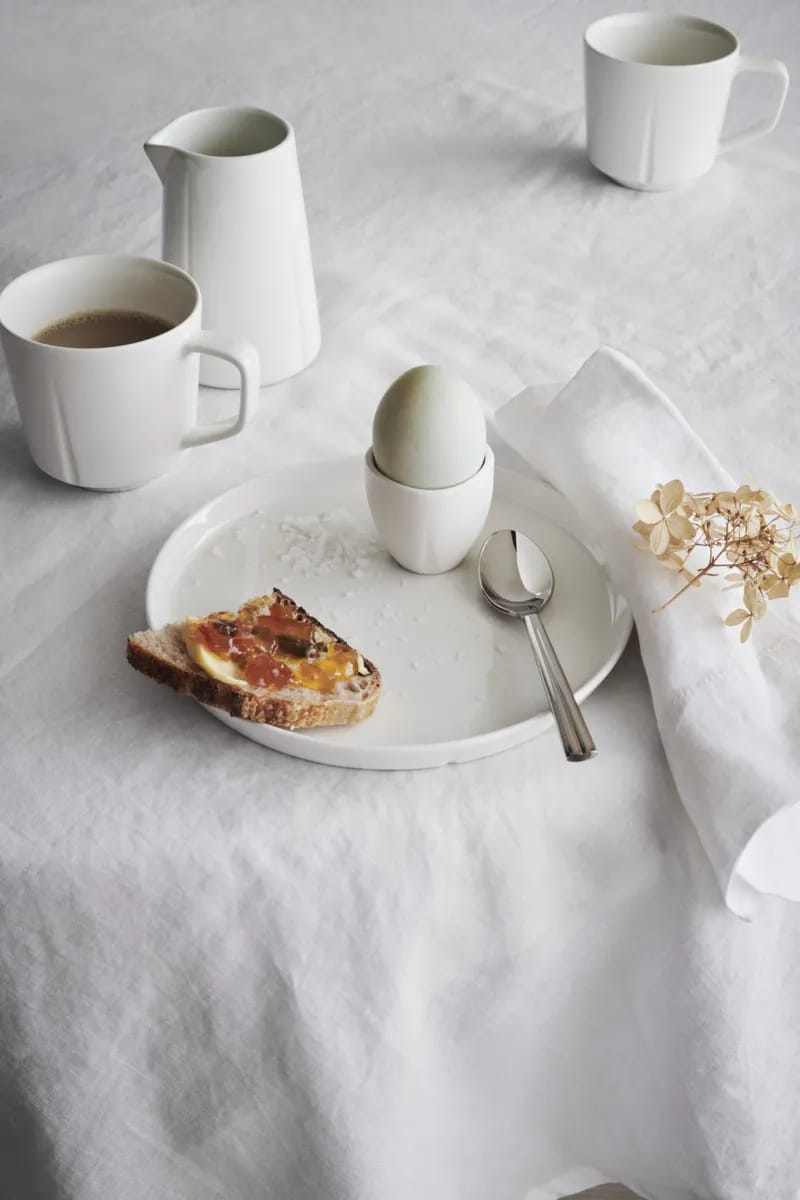 Rosendahl Frokosttallerkener Grand Cru Essentials Frokosttallerken - 4 stk. i Hvid, 3