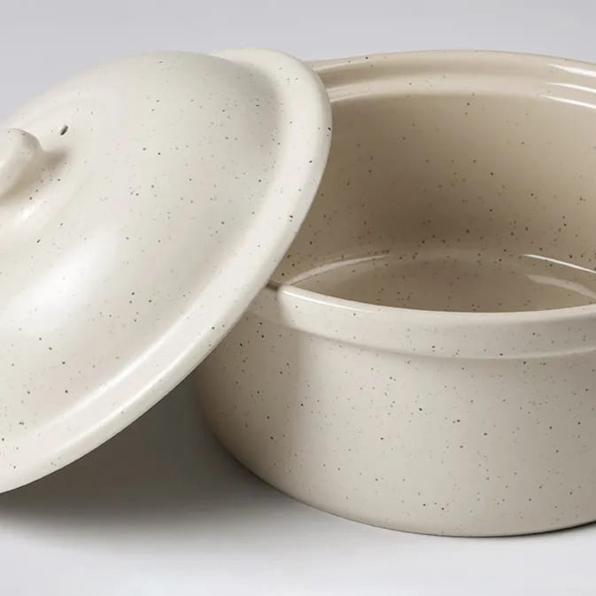 Broste Copenhagen Ovnfaste fade Vig Ovnfast Fad m. Låg i Beige, 2