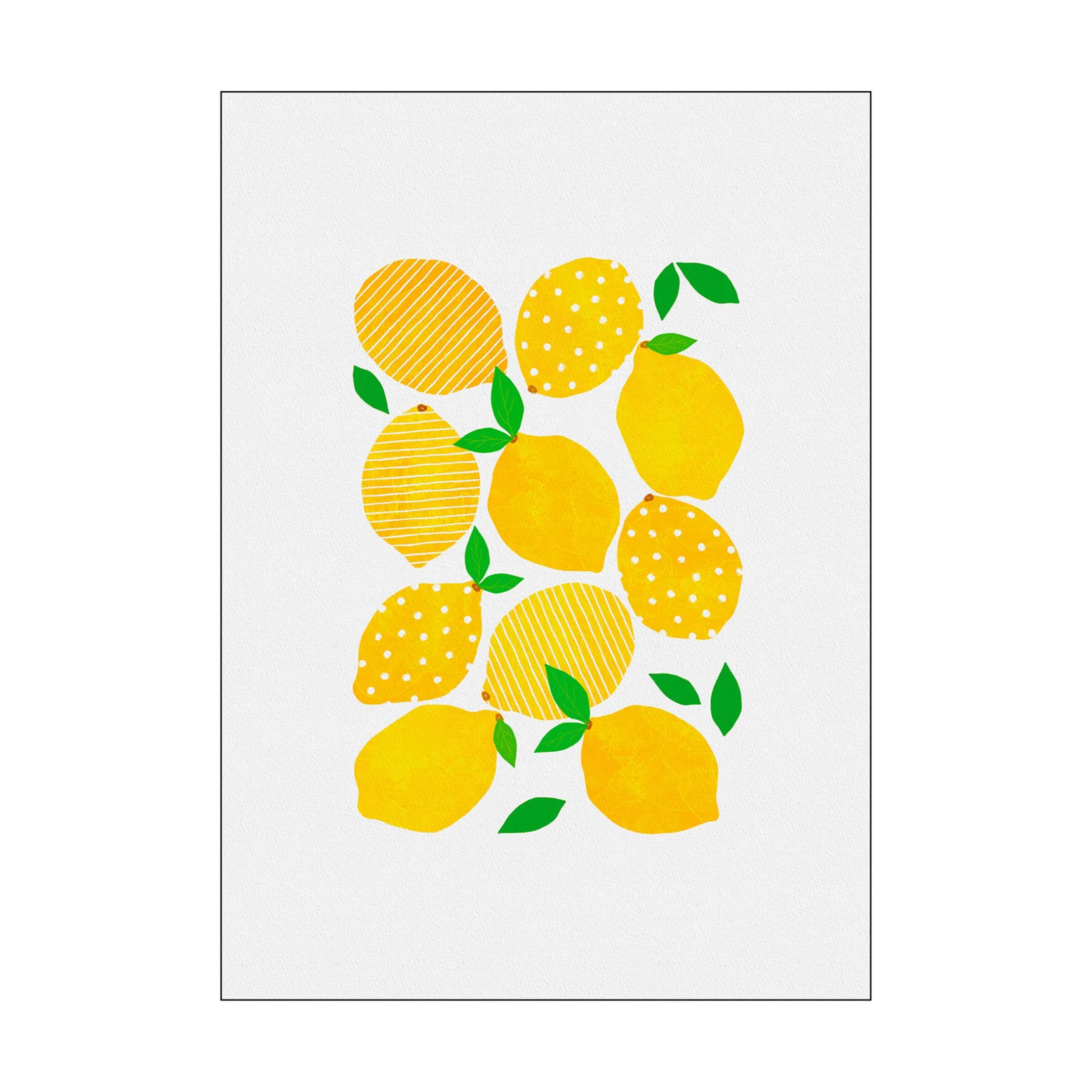 Poster&Frame Plakater Orara Studio Plakat - Lemon Crowd i B50 x L70 cm, 1