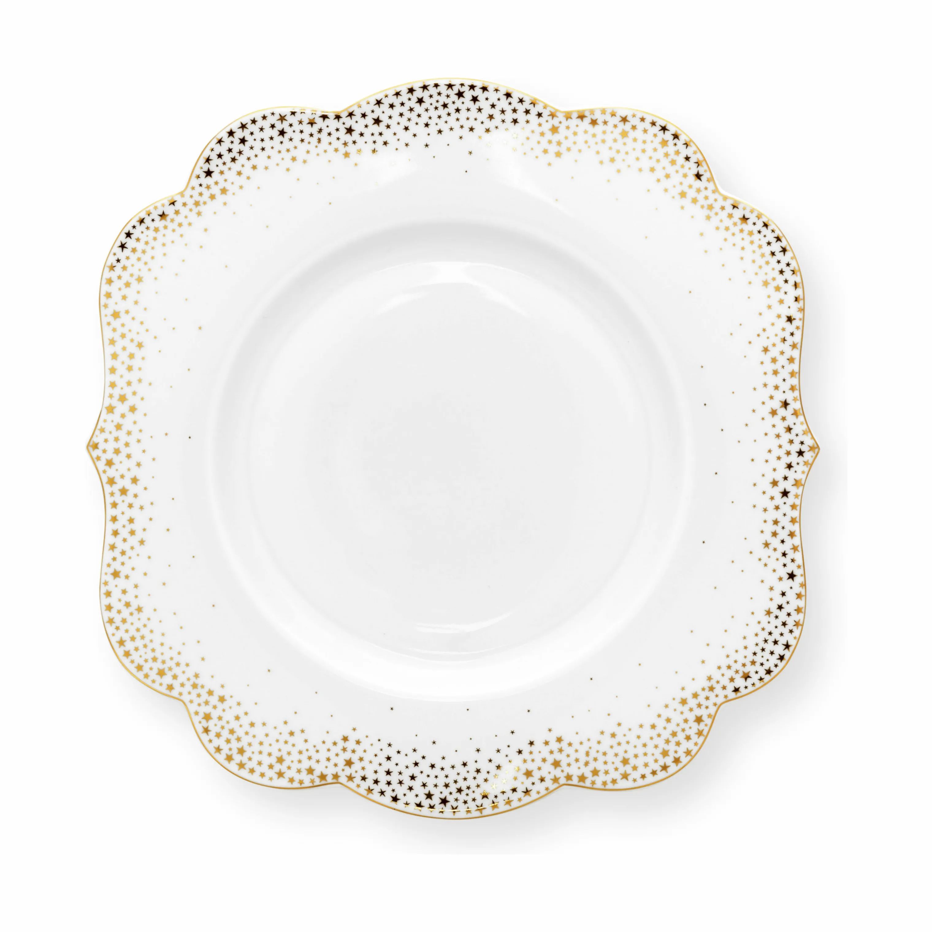 PIP Studio Frokosttallerkener Royal Winter White Royal Winter Frokosttallerken i Gold, 1