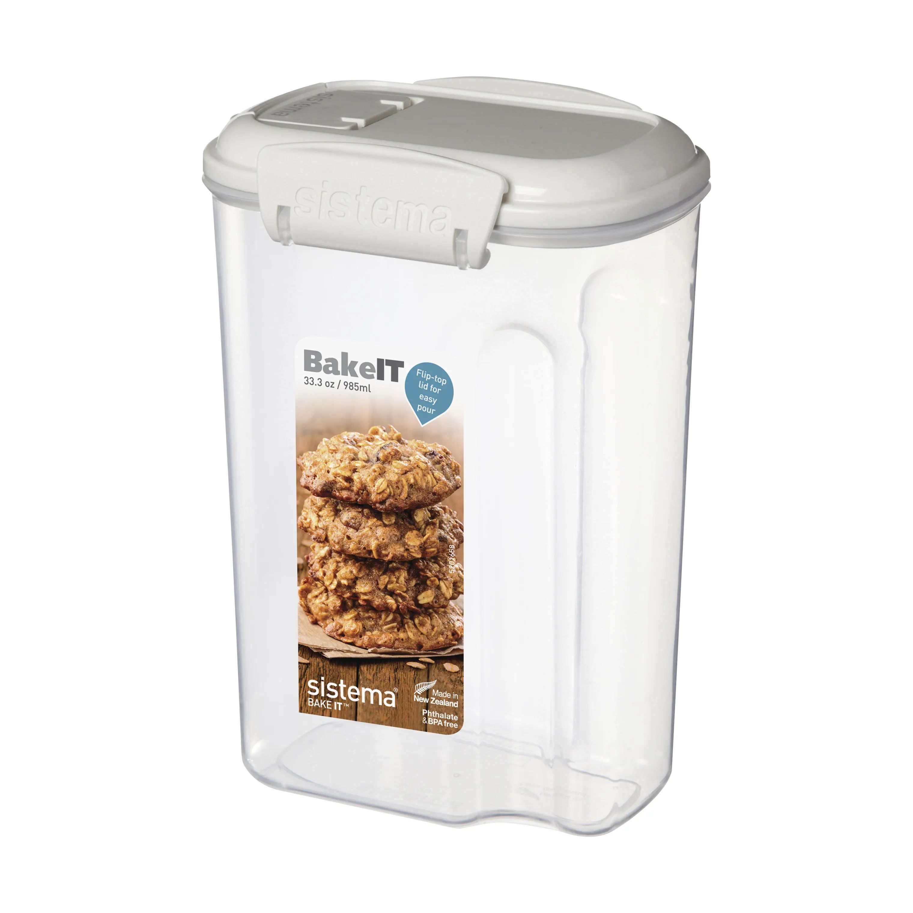 Sistema Opbevaringsbokse Bake It Bake It Opbevaringsbokse - 3 dele i Klar, 6