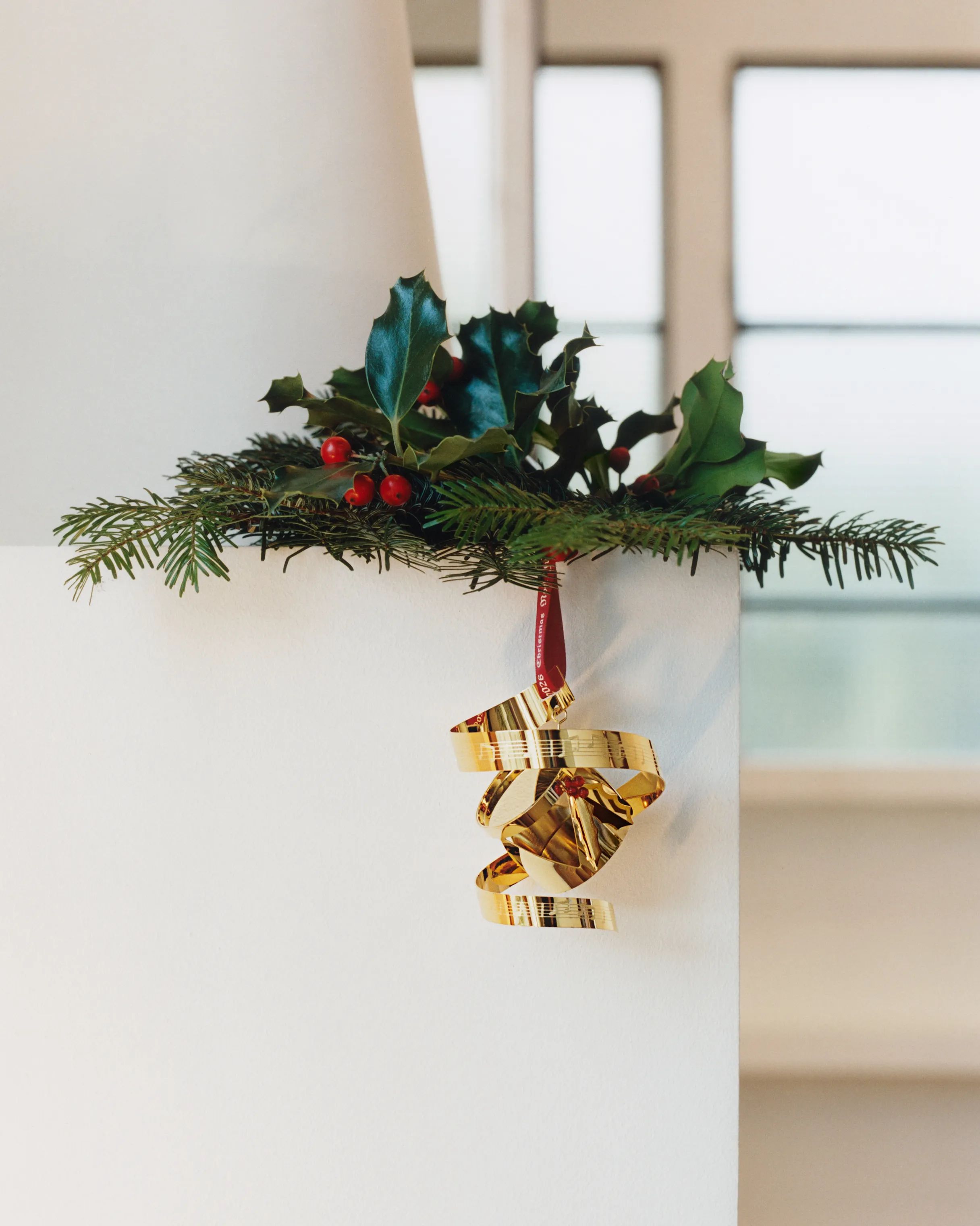 Georg Jensen Juleophæng Christmas Collectibles CC 2026 Juleuro - Tromme i Guldfarvet, 2