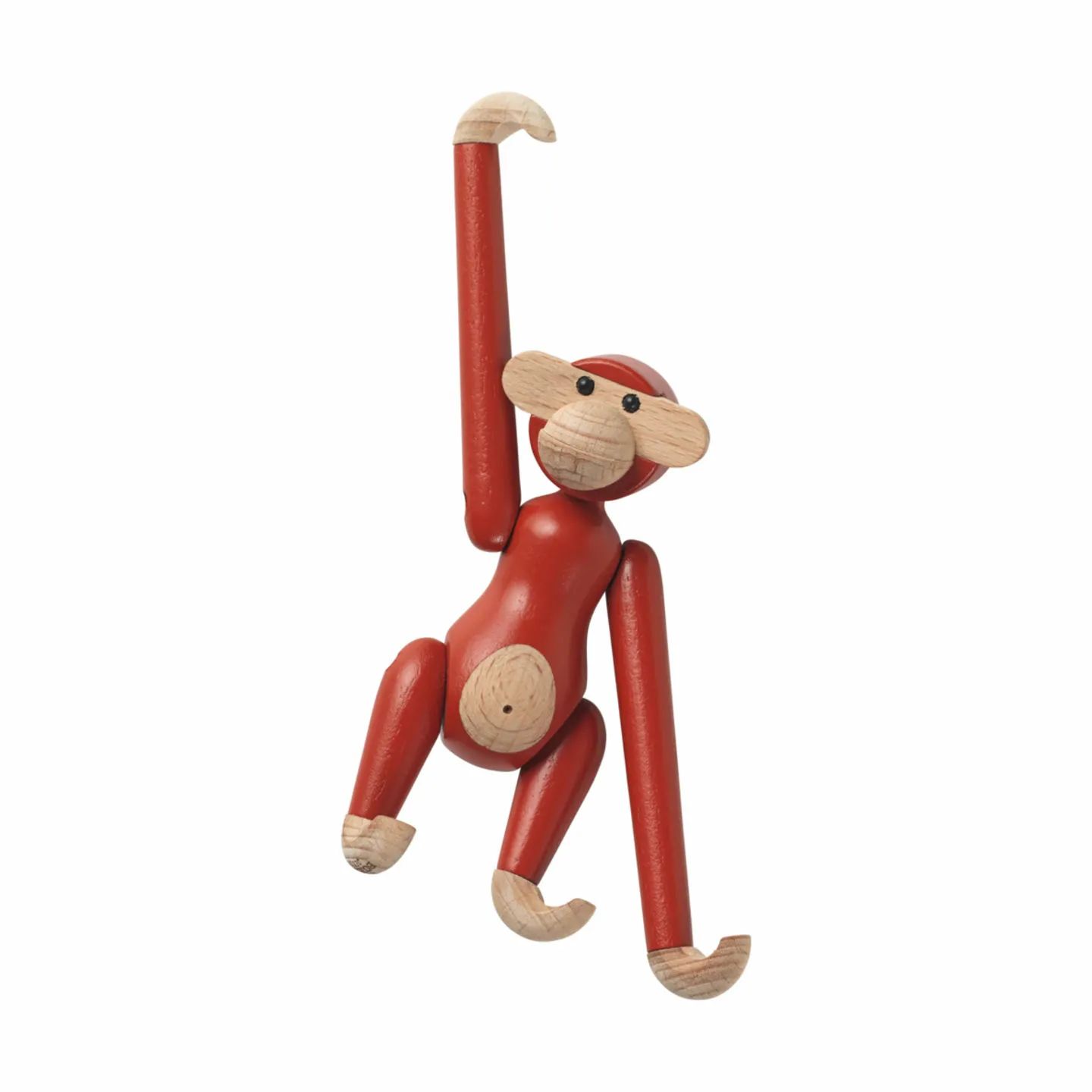 Kay Bojesen Dyrefigurer Monkey Abe - Mini i Vintage rød, 5