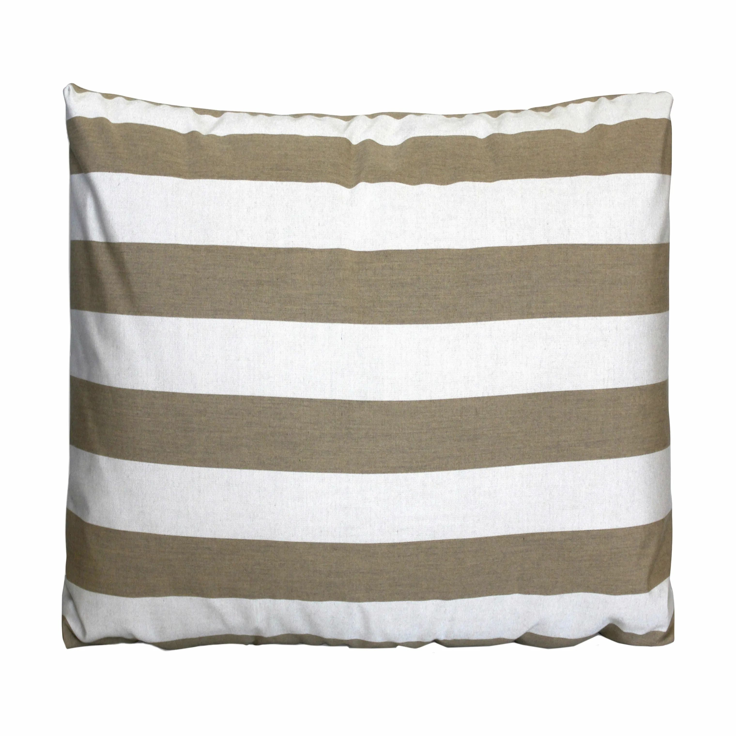 TRIMM Copenhagen Havehynder Square Pude i Taupe/hvid, B45 x L45 cm, 1
