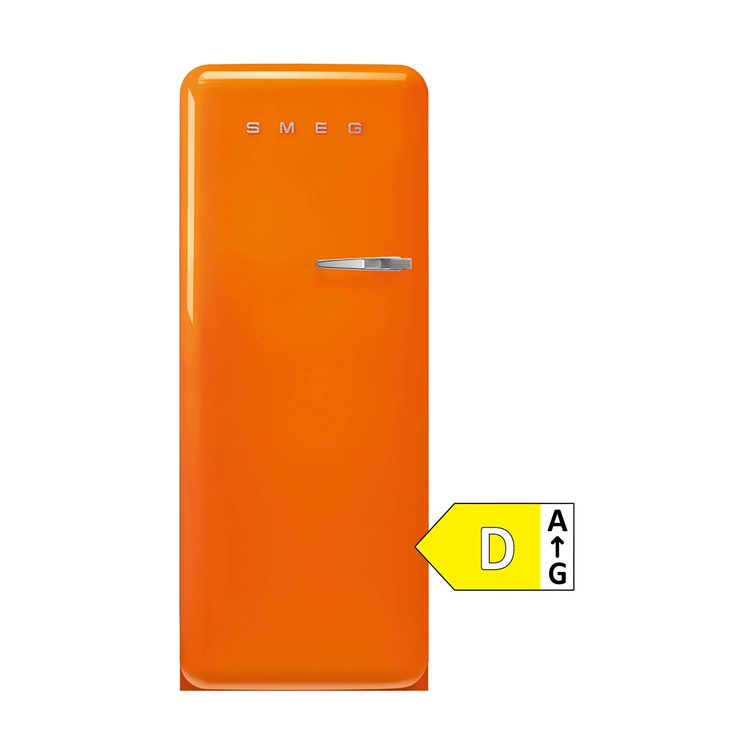 Smeg Køleskabe 50's Style Kølefryseskab i Orange, 1