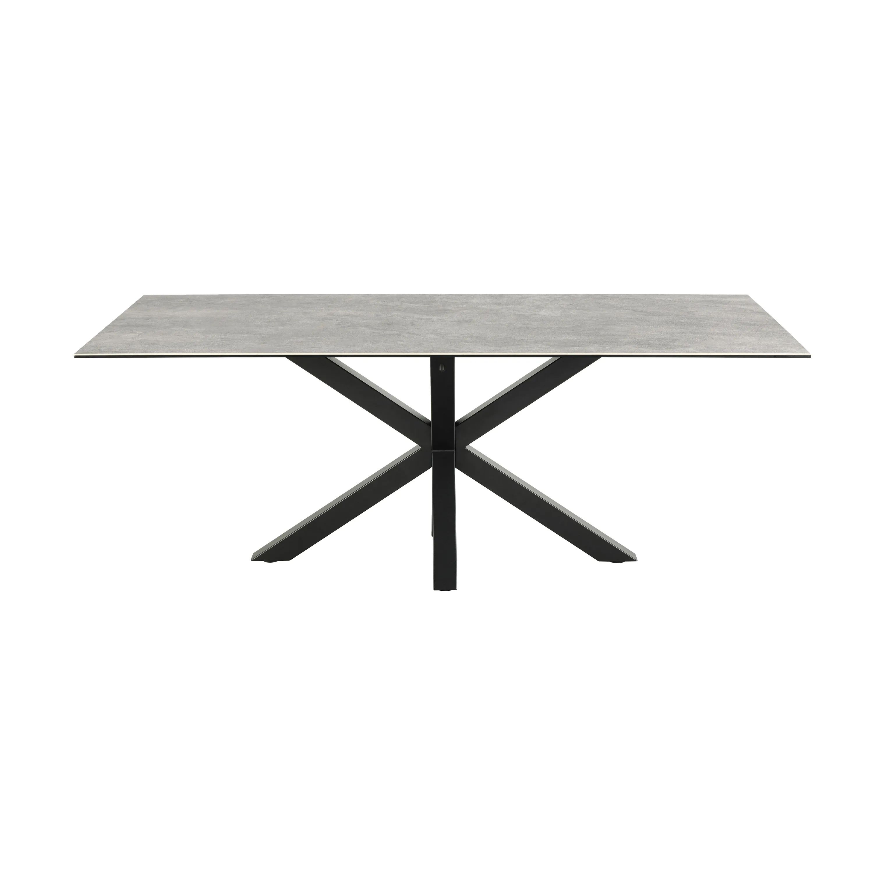 CASA Living Spiseborde Heaven Spisebord i Grå anista, H75,5 x B200 x L100 cm, 1