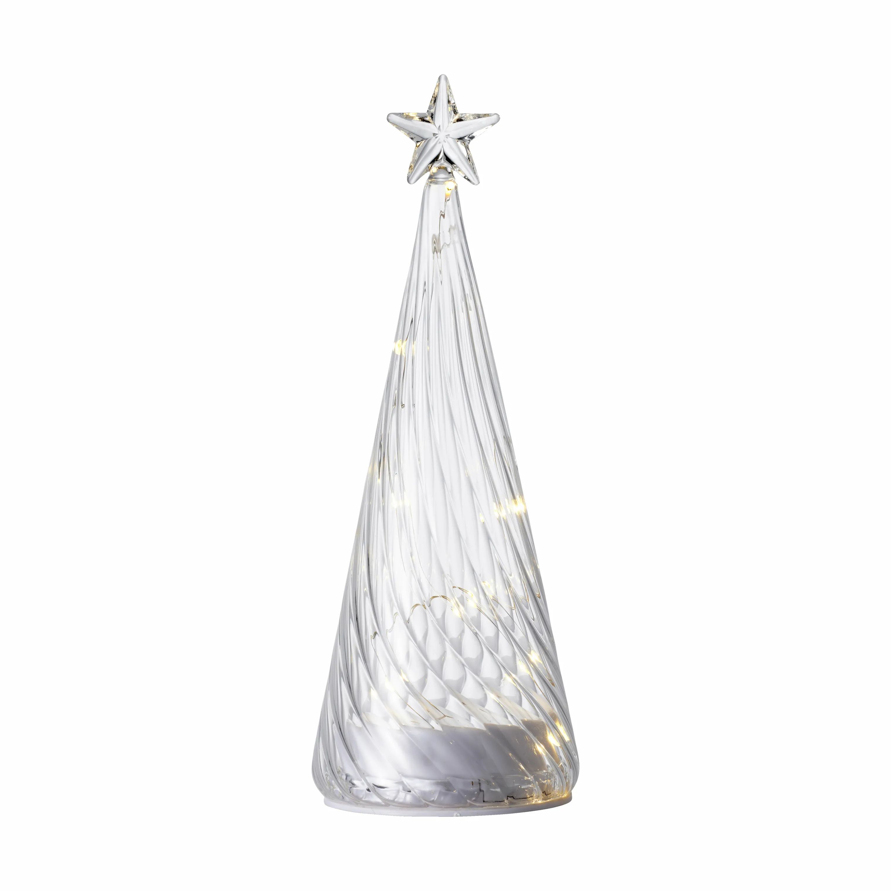 Sirius Lysdekoration Wave Glastræ i 23 cm, 1