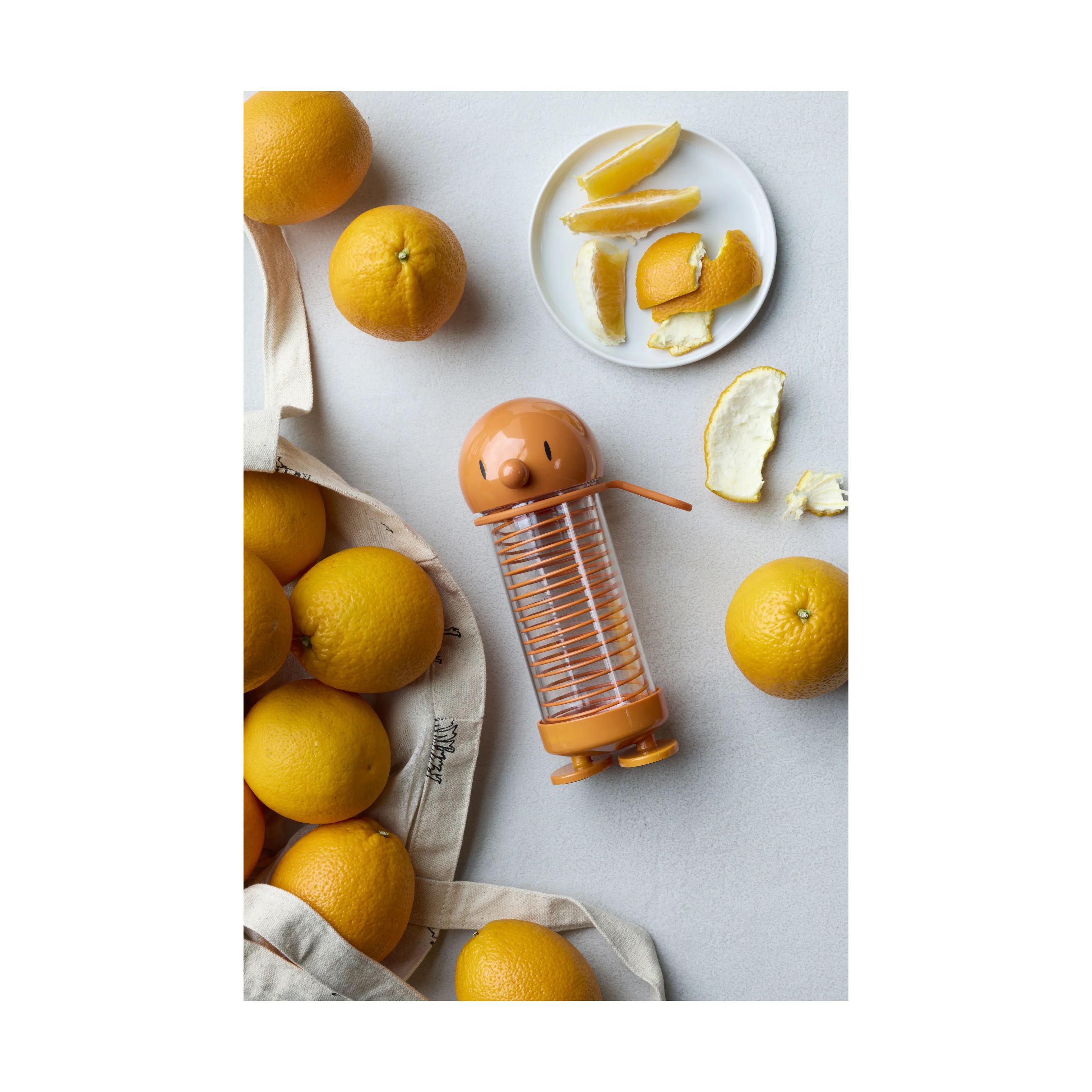 Hoptimist Drikkedunke Bumble Drikkeflaske i Orange, 4