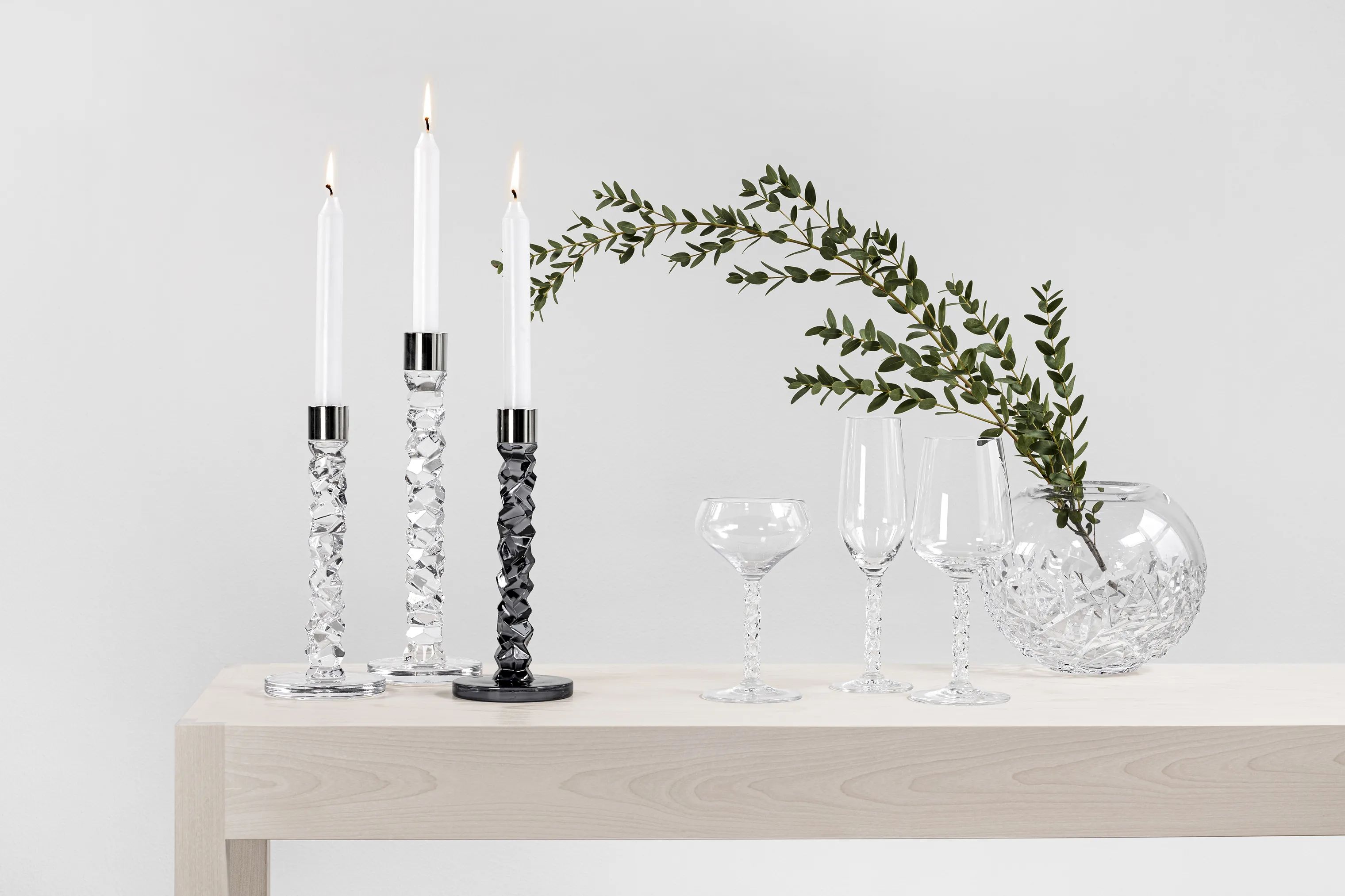 Orrefors Champagneglas Carat Coupe Champagneskål - 2 stk. i Klar, 3
