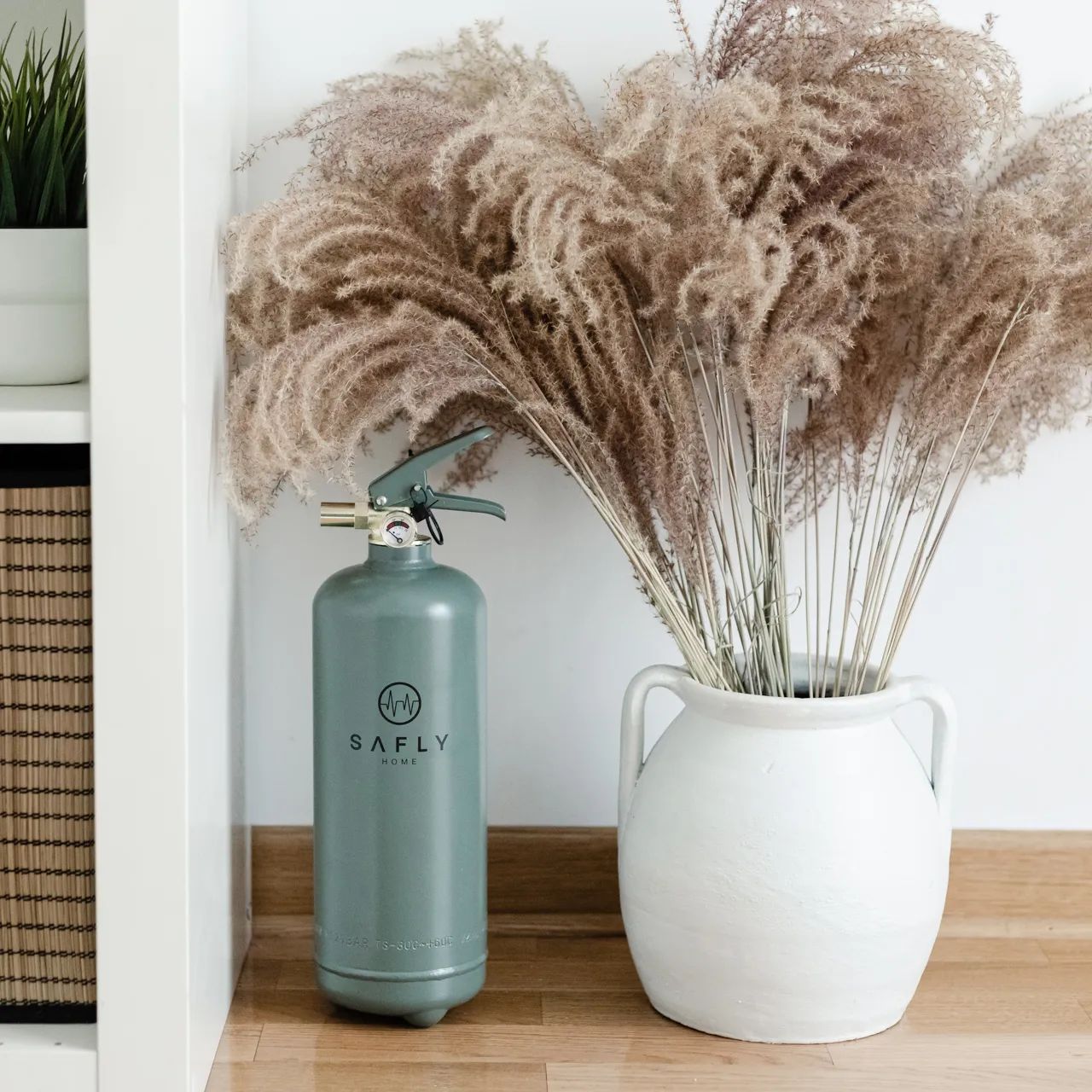 Safly Rengøringsmidler Home Brandslukker i Grøn, 2