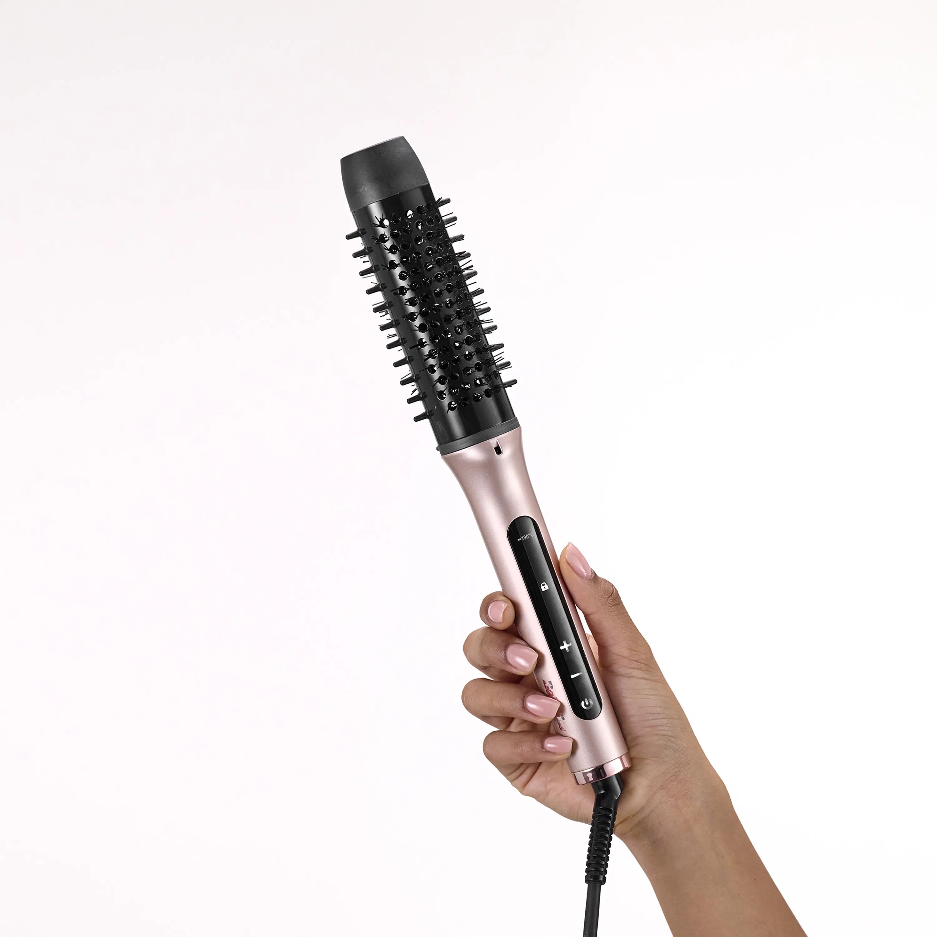 BaByliss Krøllejern Volume Boost Hot Brush i Lyserød, 2