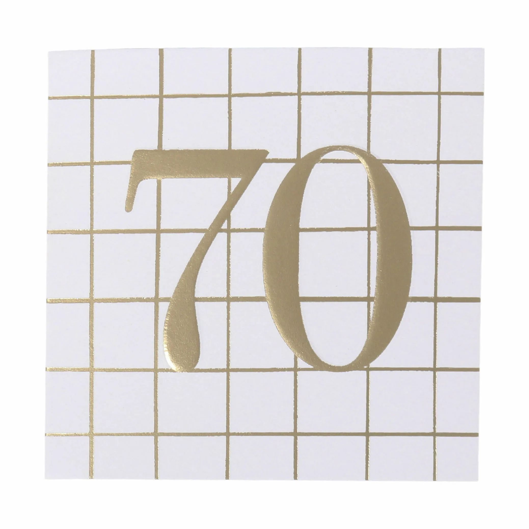 CASA Living Kort Kort - 70 i hvid;guld, 1