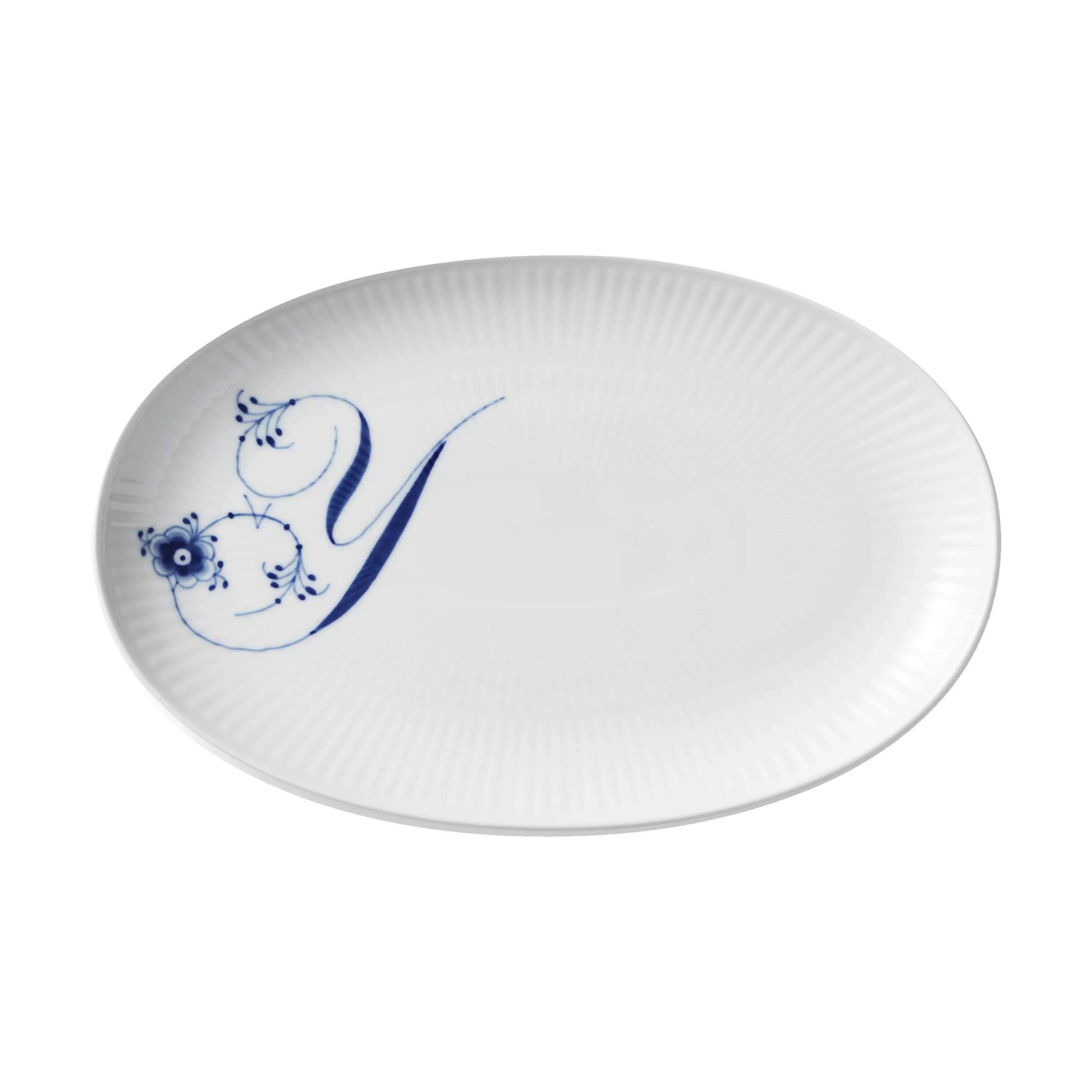 Royal Copenhagen Frokosttallerkener Alfabet kollektion Tallerken - Y i Y tallerken, 1