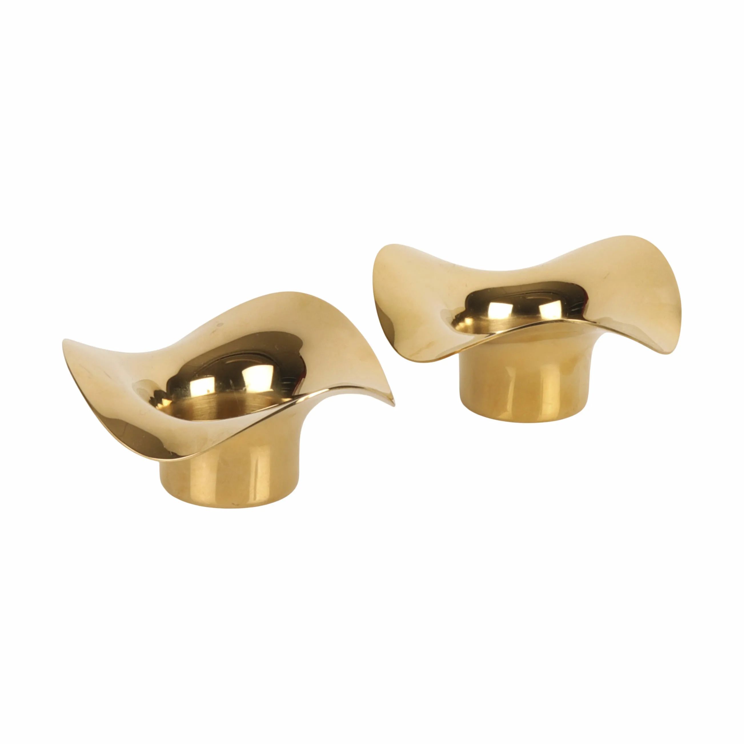 Georg Jensen Fyrfadsstage Cobra Fyrfadsstage - 2 stk. i Guldfarvet, 1
