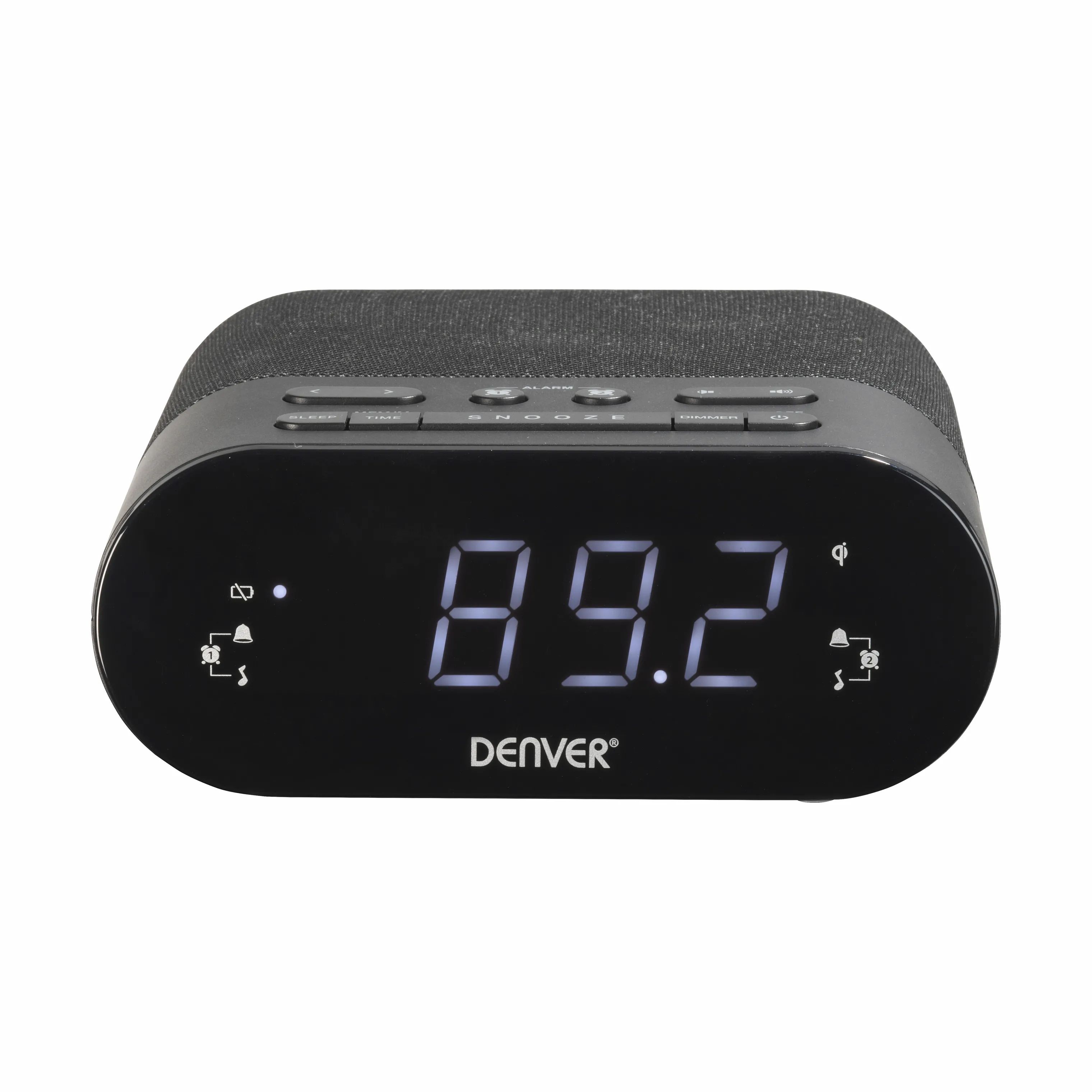 Denver Vækkeure Clockradio CRQ-107 i sort, 1