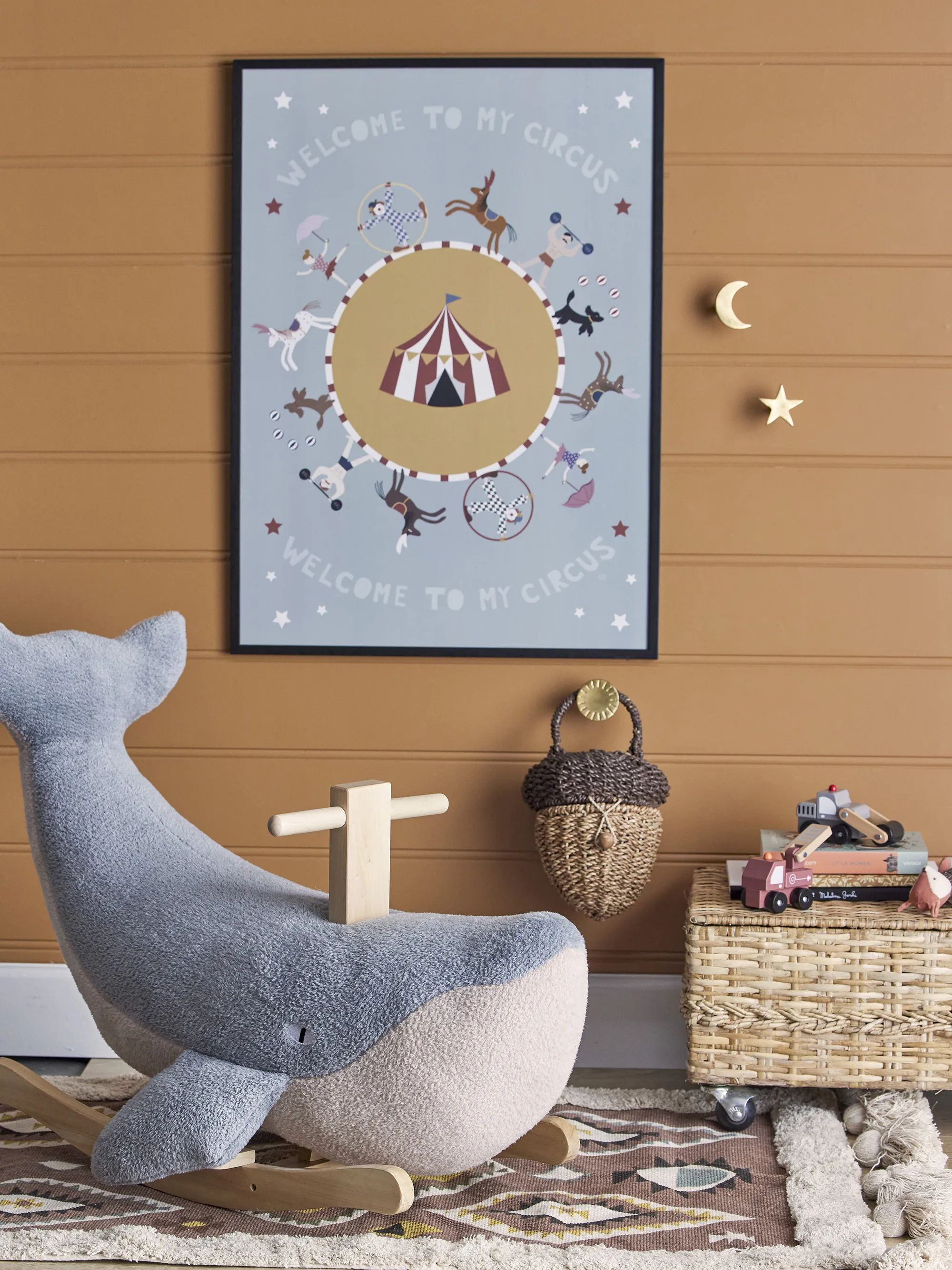 Bloomingville Plakater Maximo Illustration i sort, 2
