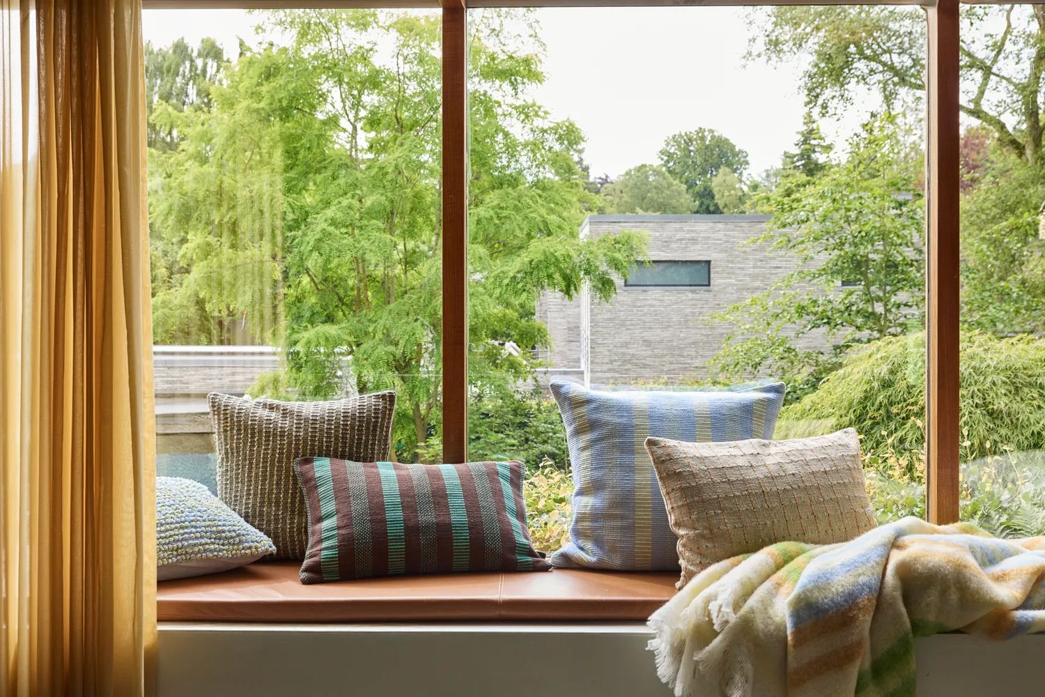 Hübsch Plaider Loom Plaid i Grøn, 8