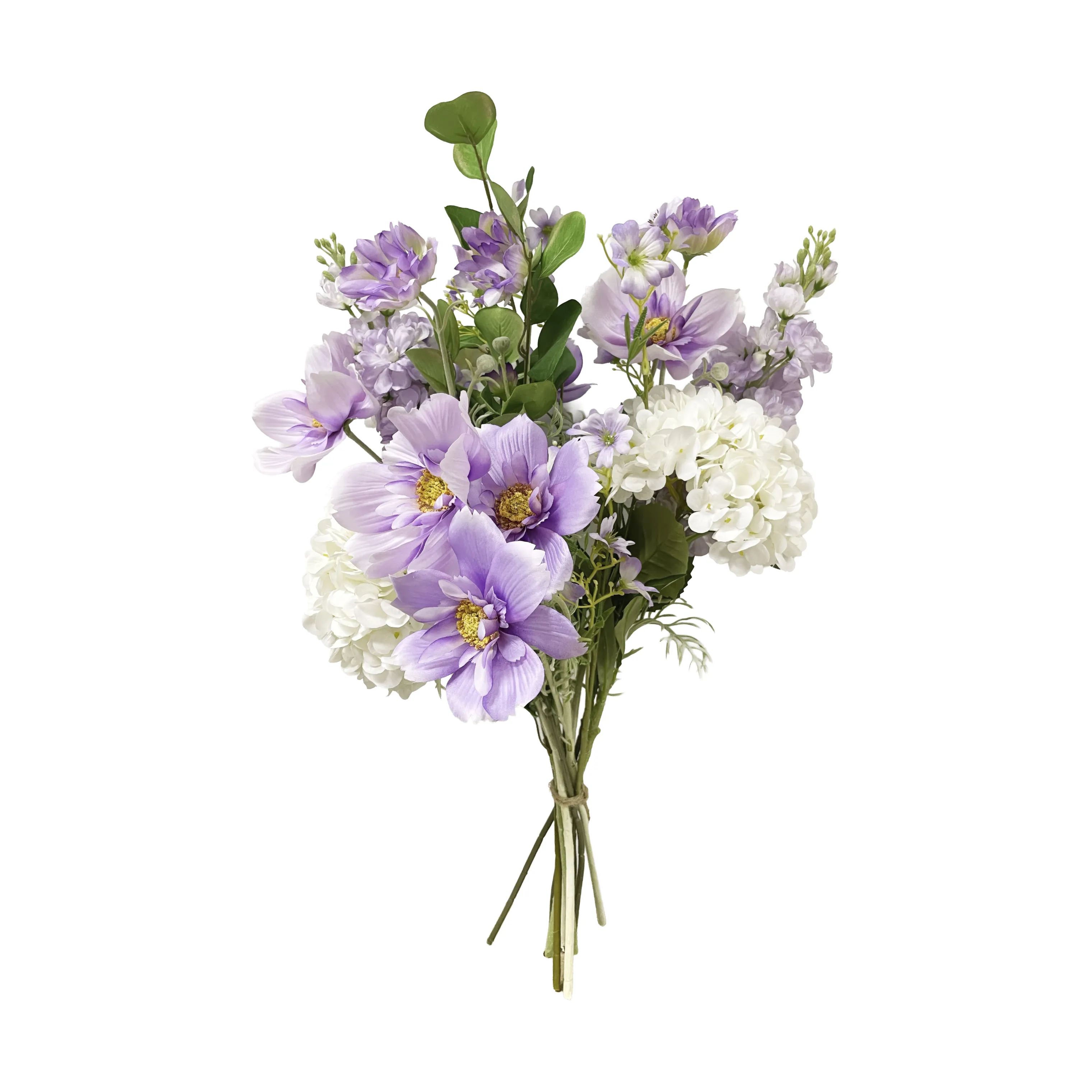 everbloom Kunstige blomster Kunstig Blomsterbuket i Lilla/grøn 2, 1