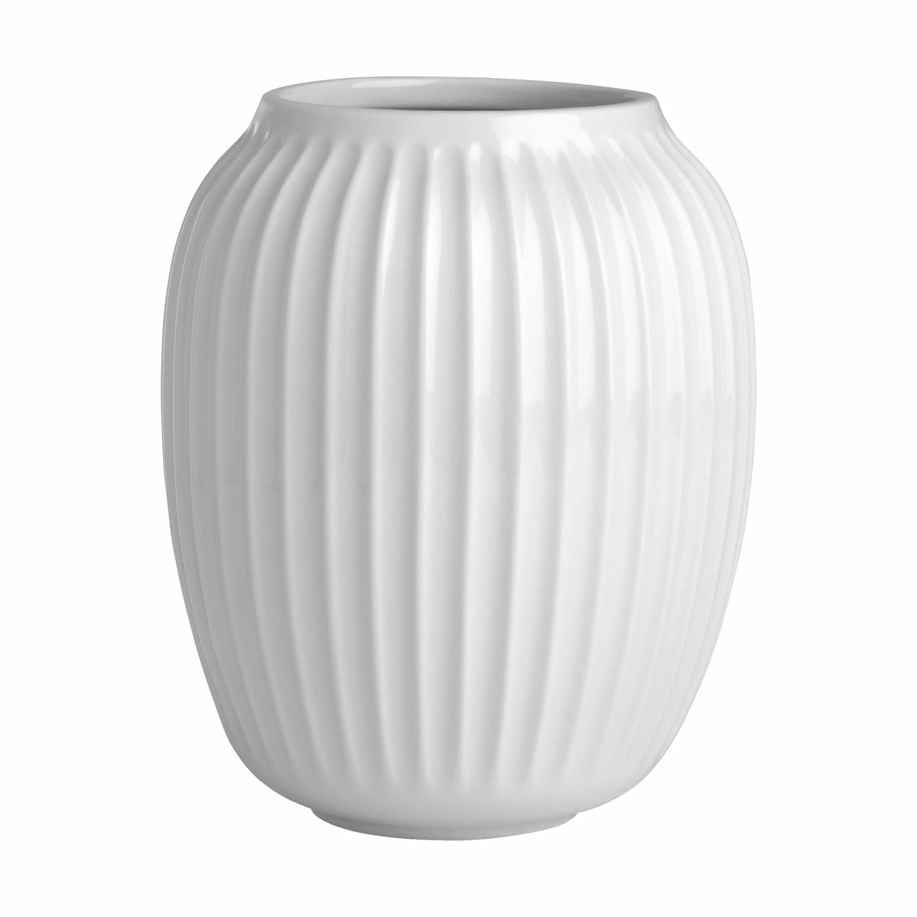 Kähler Vaser Hammershøi Vase i Hvid, 21 cm, 1