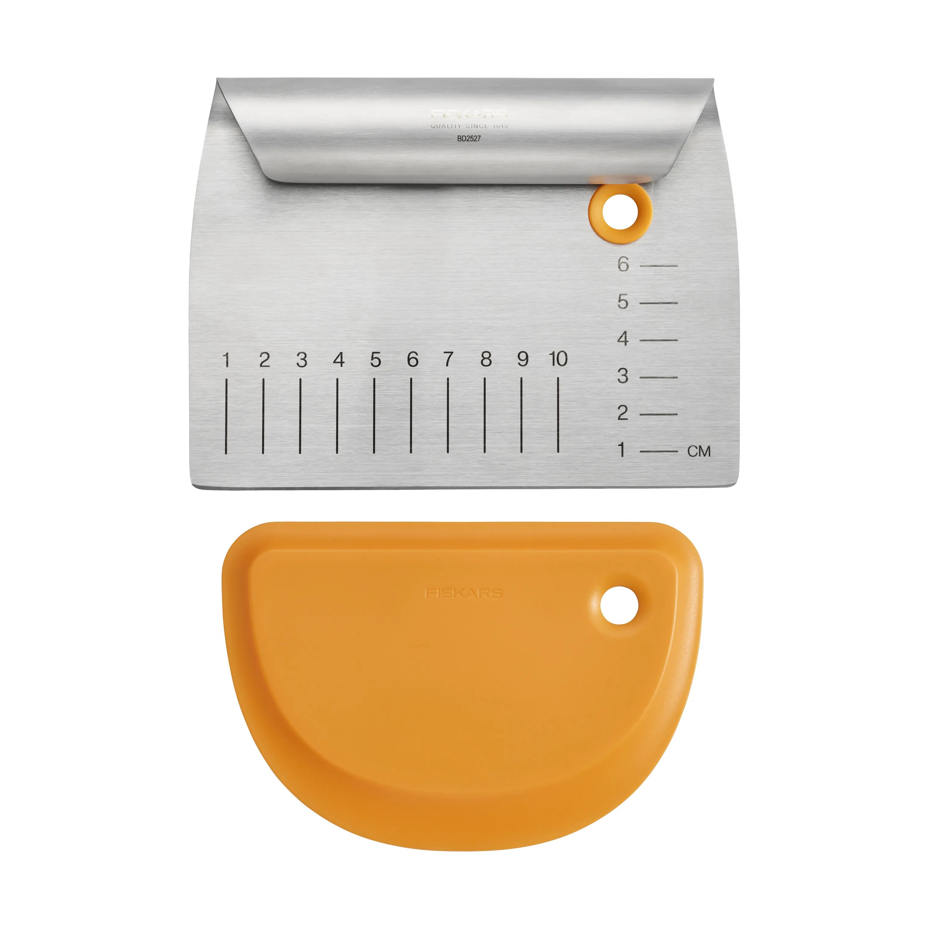 Fiskars Bageredskaber Functional Form Dejskærer - 2 dele i Sølv/Orange, 1