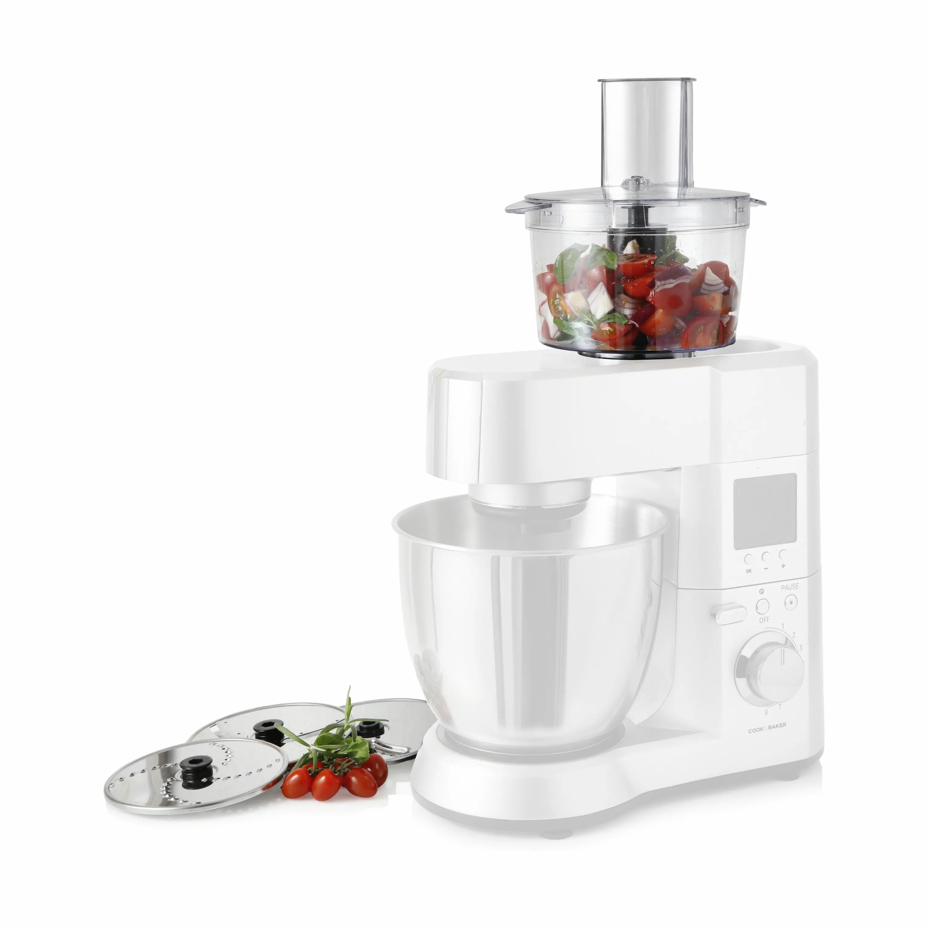 Cook & Baker Tilbehør til røremaskiner Foodprocessor i Klar, 3