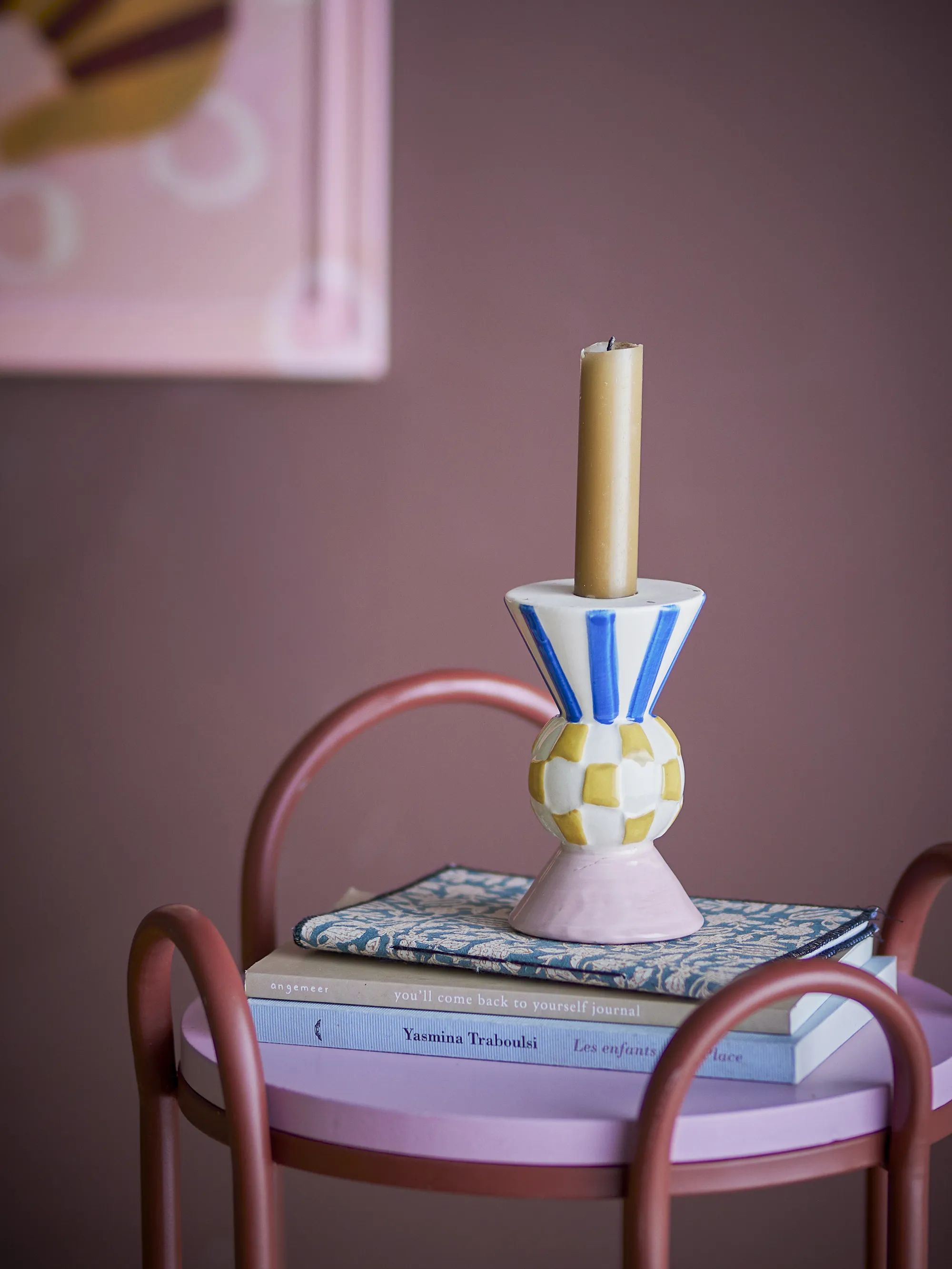 Bloomingville Kronelysestage Lysestage - Bob i Rose, 2
