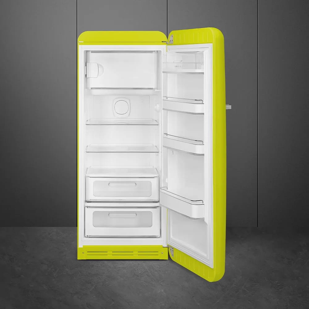 Smeg Køleskabe 50's Style Kølefryseskab i Lime, 2