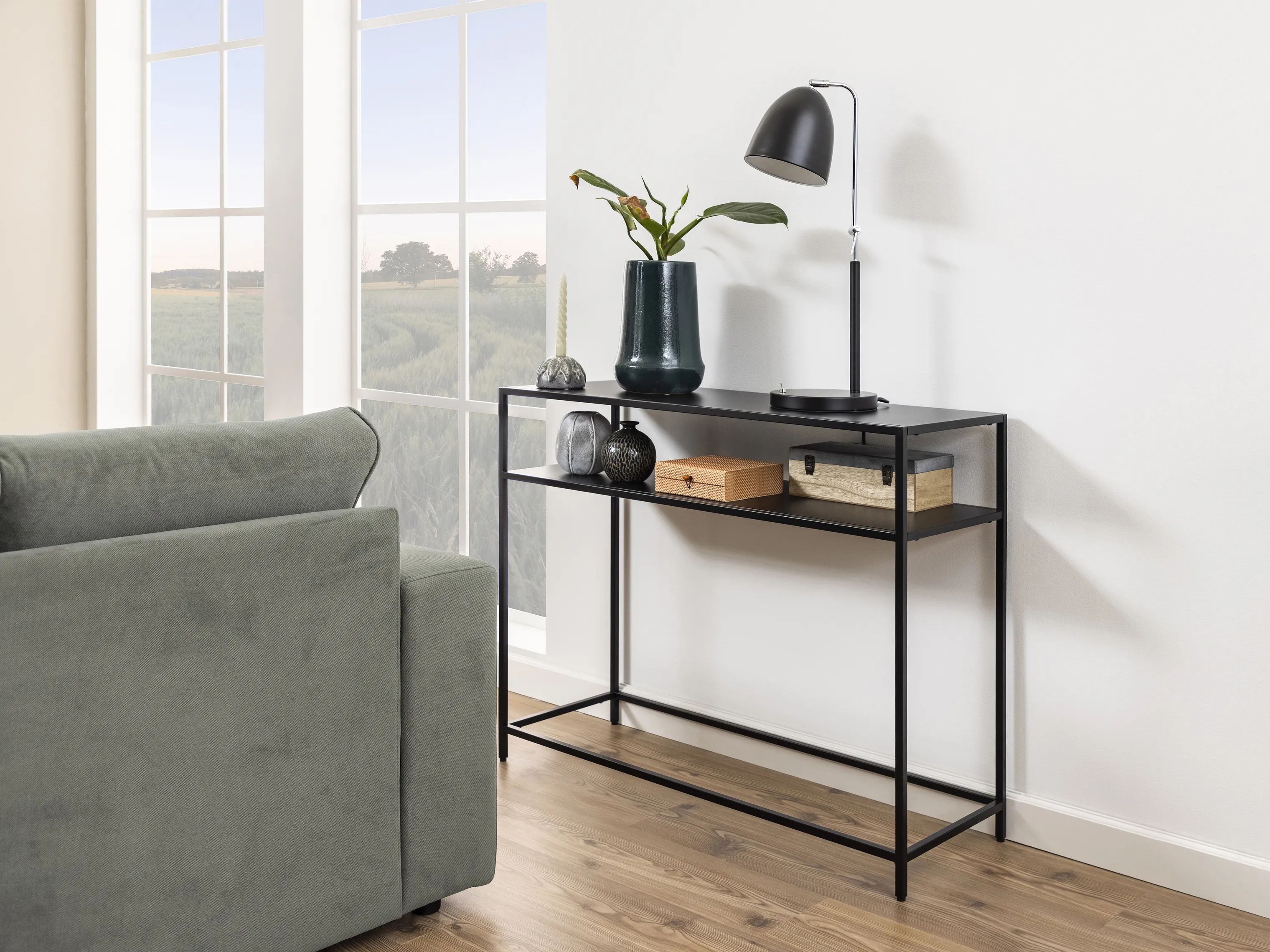 CASA Living Sideborde Newcastle Konsolbord i Sort, 2