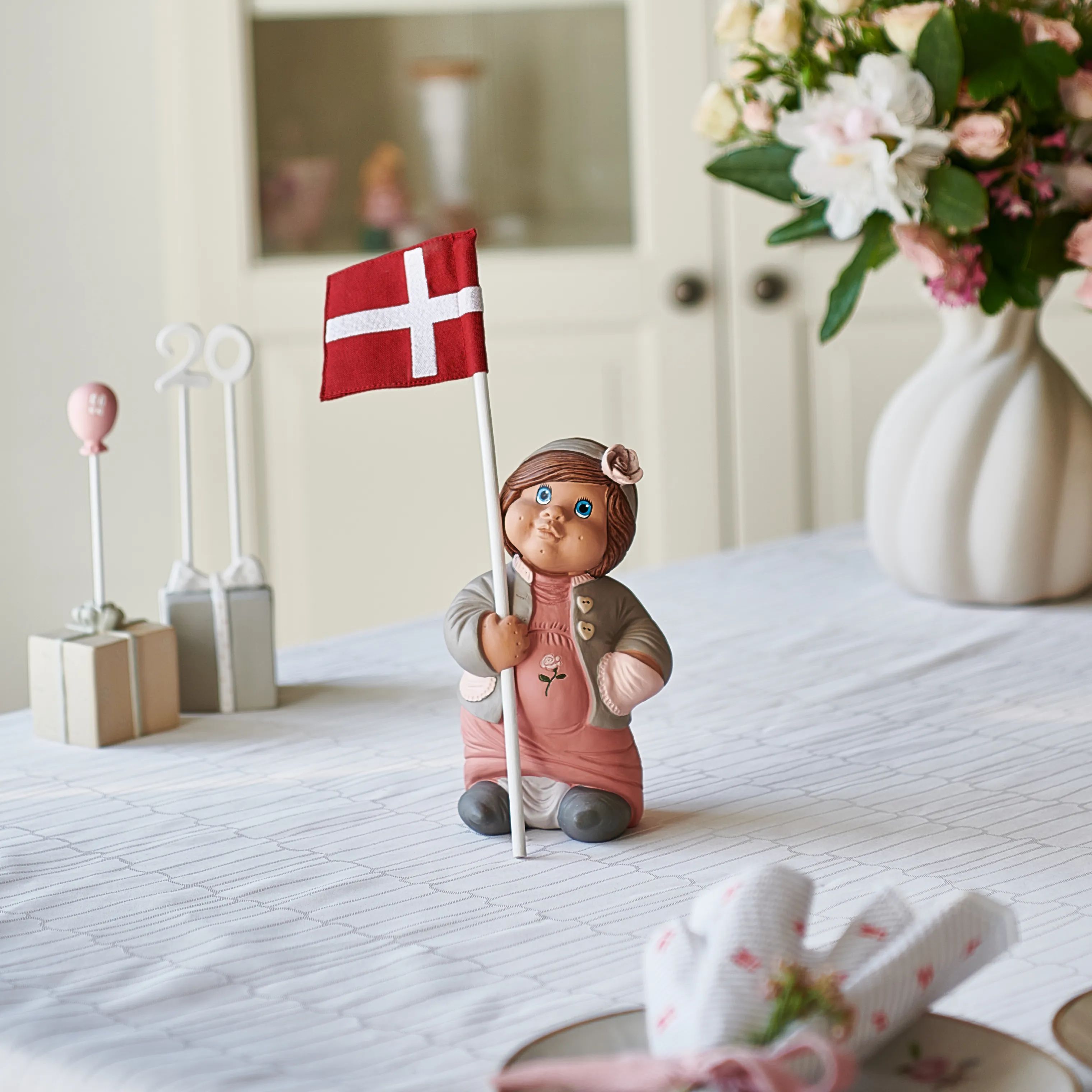Klarborg Øvrige figurer Fødselsdagspige - Stor i Lyserød, 3