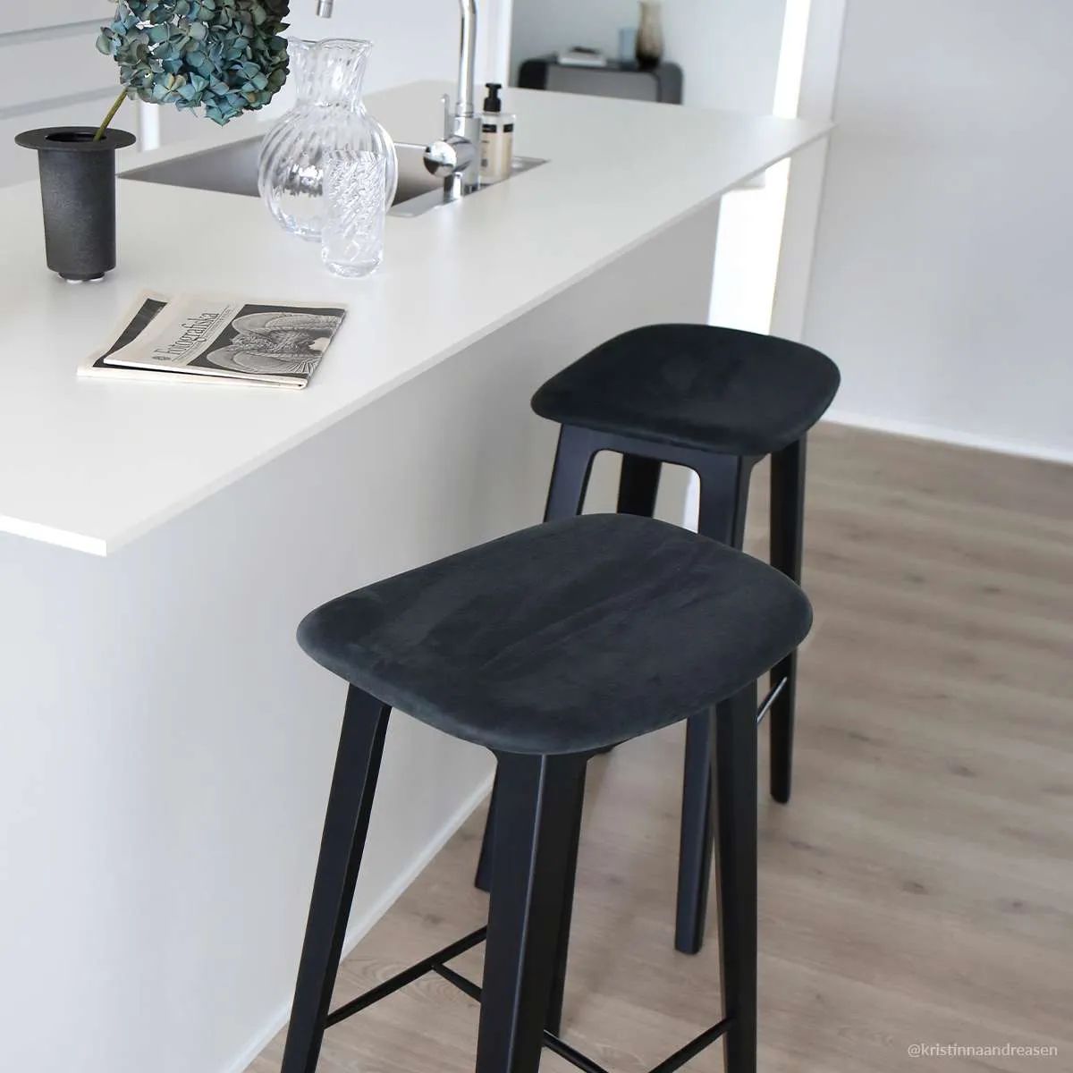 SACKit Barstole Nordic Barstol i Carbon , 73 cm, 2