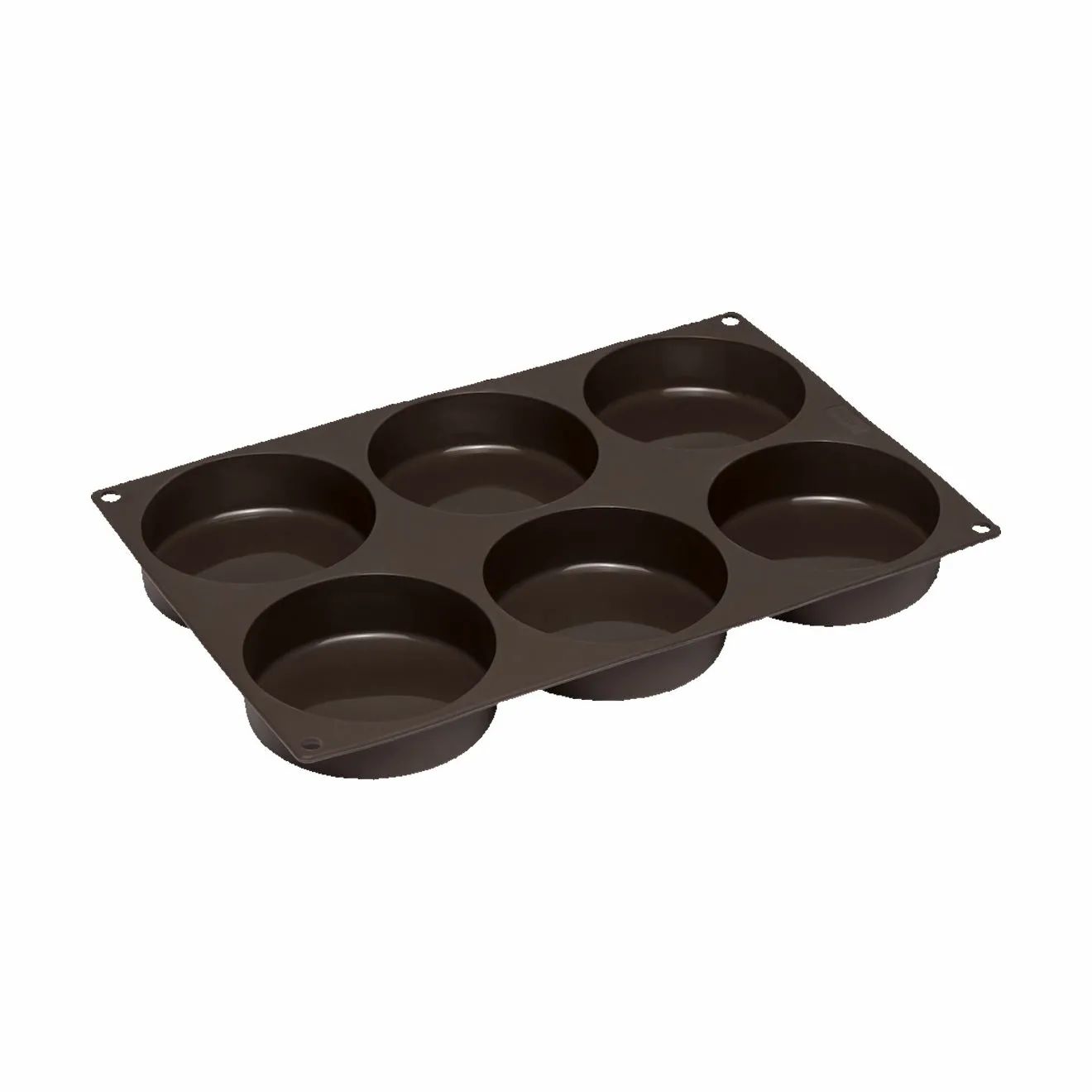 LURCH Rugbrødsforme og brødforme Flexiform Form til burgerboller i 6 Boller, 1