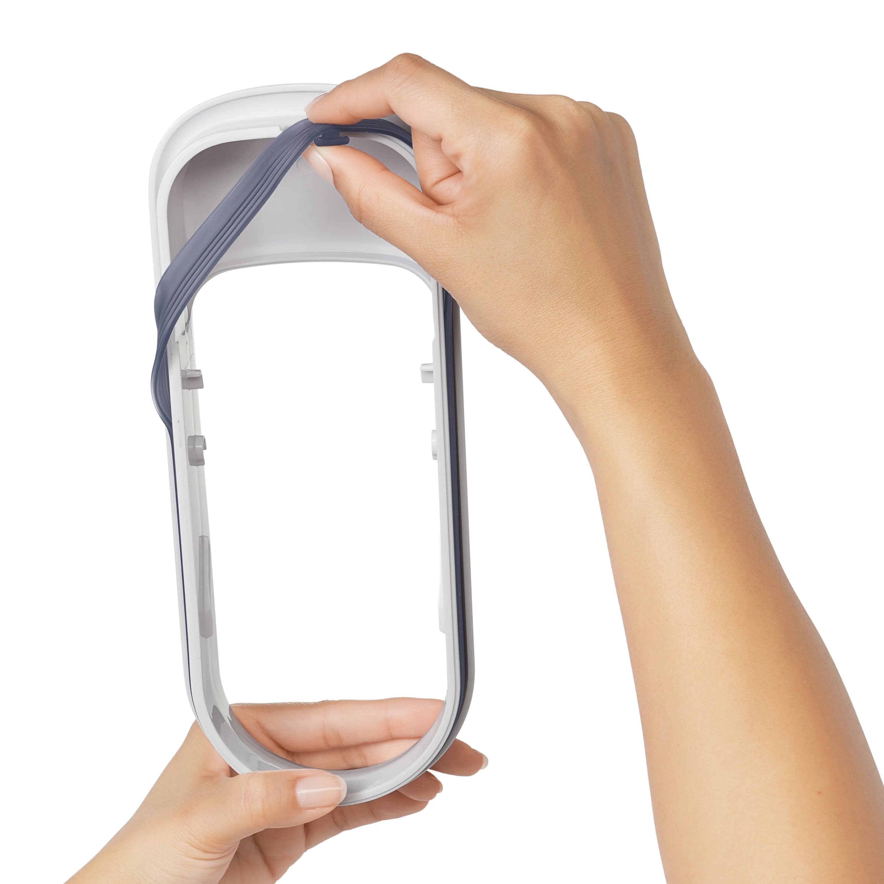 OXO Opbevaringsbokse POP Opbevaringsboks i hvid;klar;grå, H26,7 cm x 3.2 L, 2