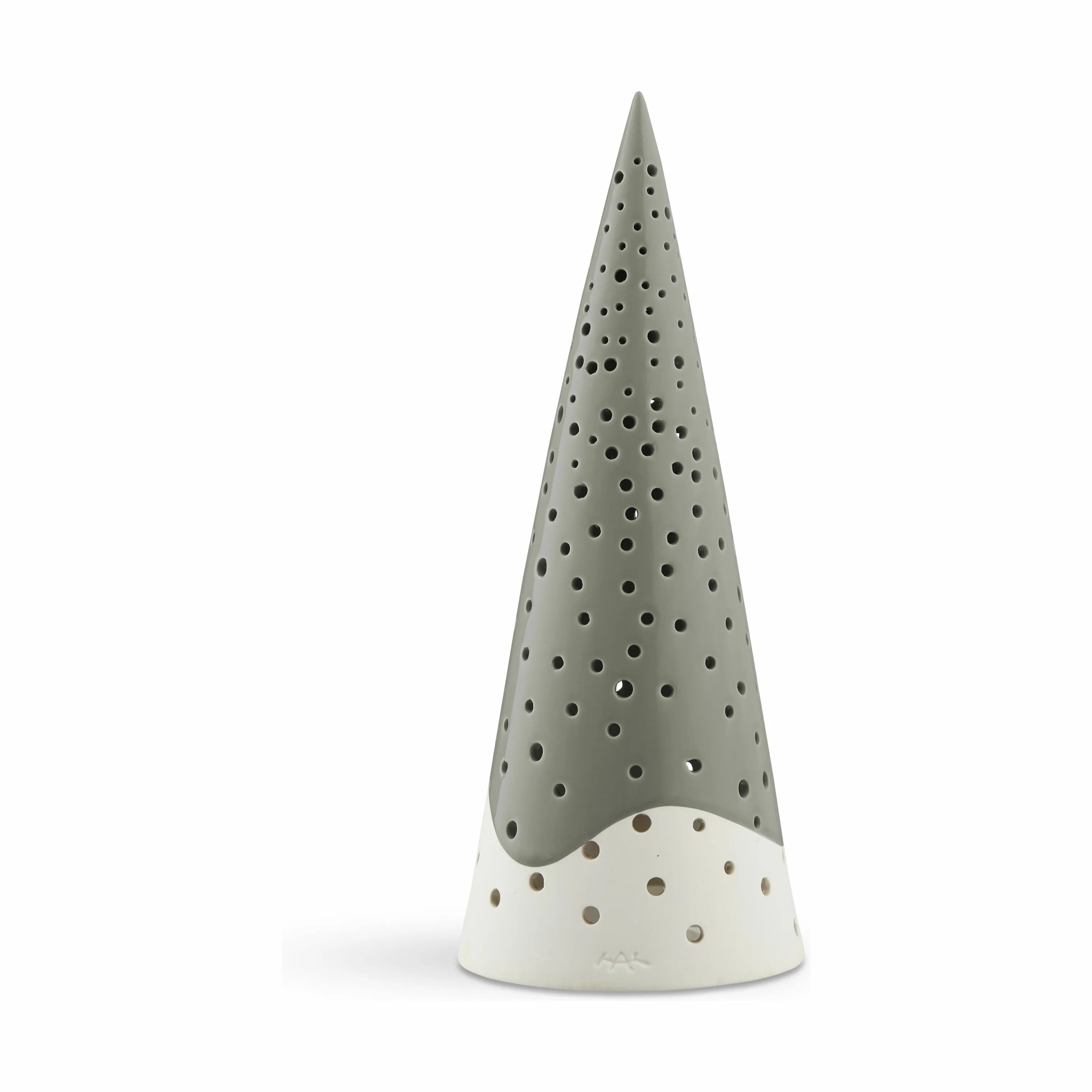 Kähler Fyrfadsstage Nobili Fyrfadsstage - Juletræ i Olivengrøn, 30 cm, 1