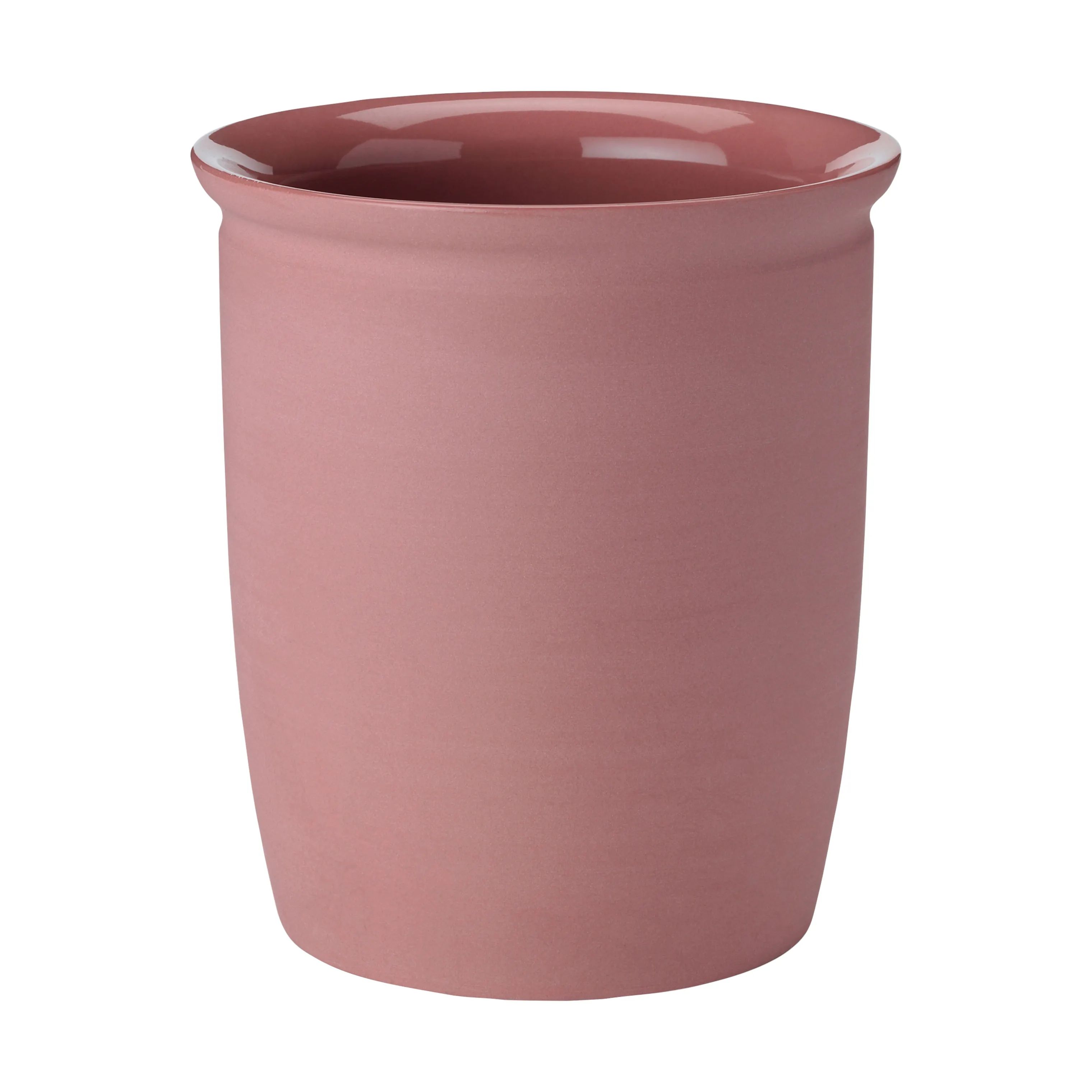 Knabstrup Keramik Krukker til køkkenredskaber Syltekrukke i dark rose, 1 L, 1