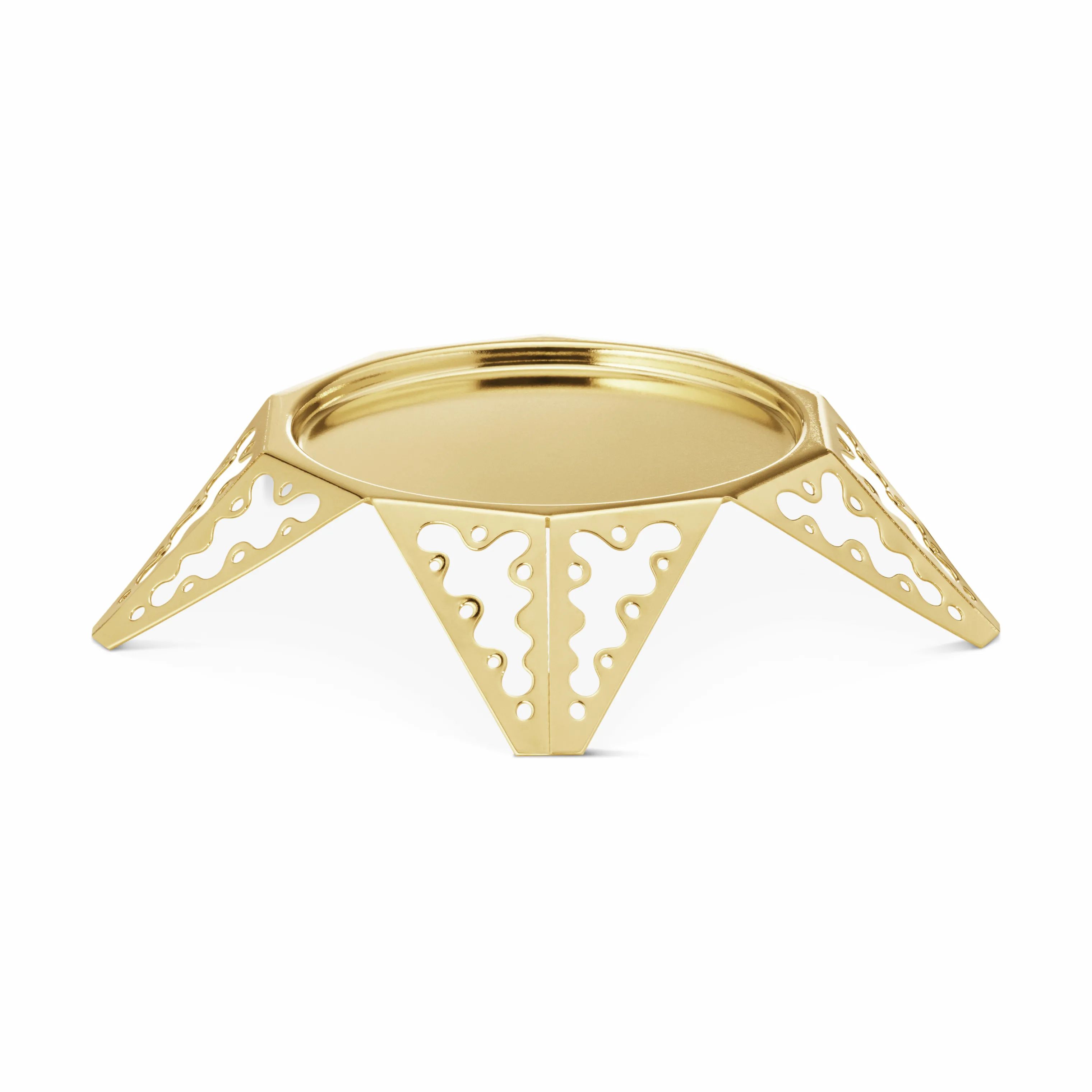 Georg Jensen Bloklysestage Christmas Collectibles CC 2022 Lysestage i guld, 2
